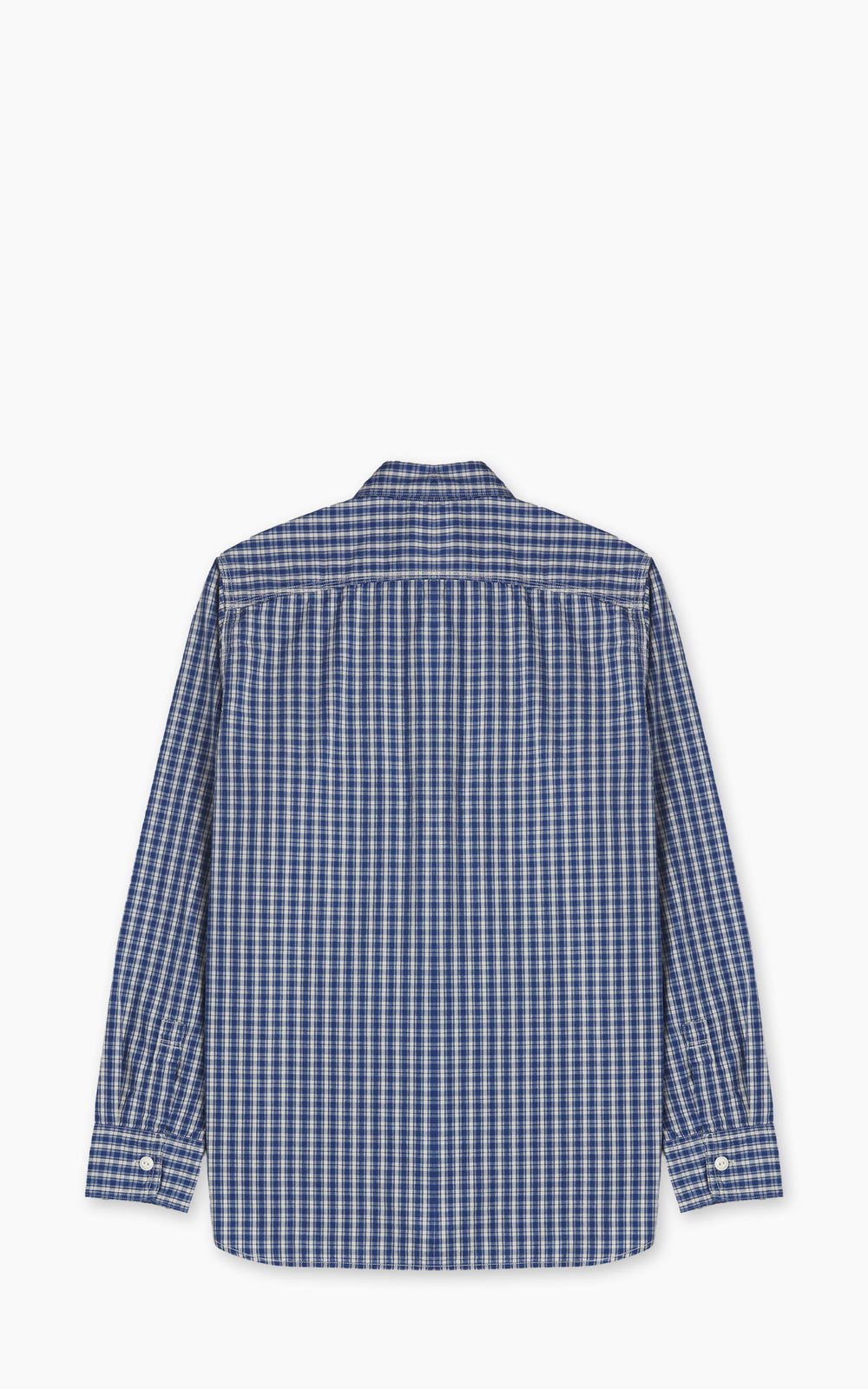 FOB Factory F3516 Work Shirt Indigo Check