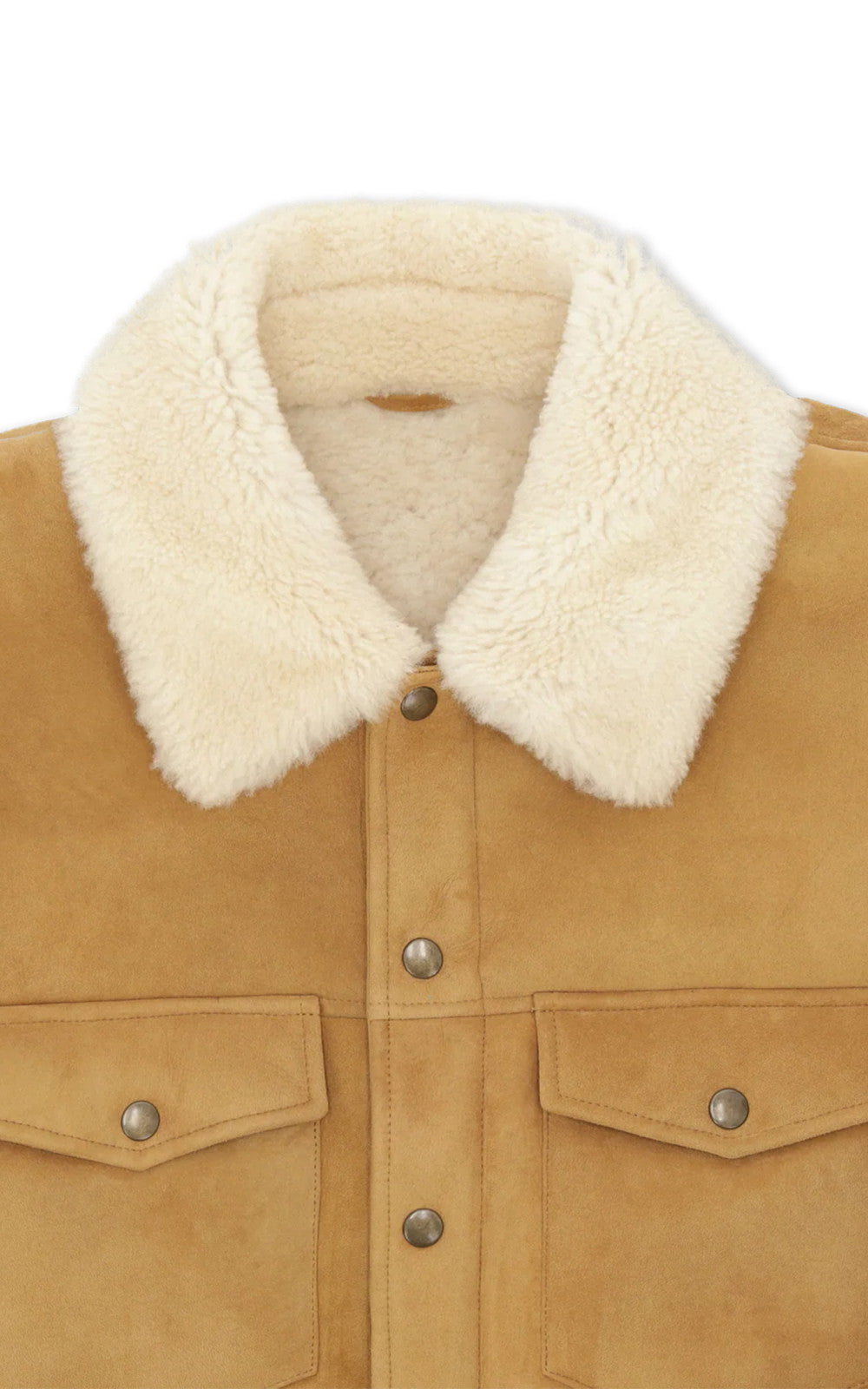 Fortela Quarter Shearling Jacket Camel