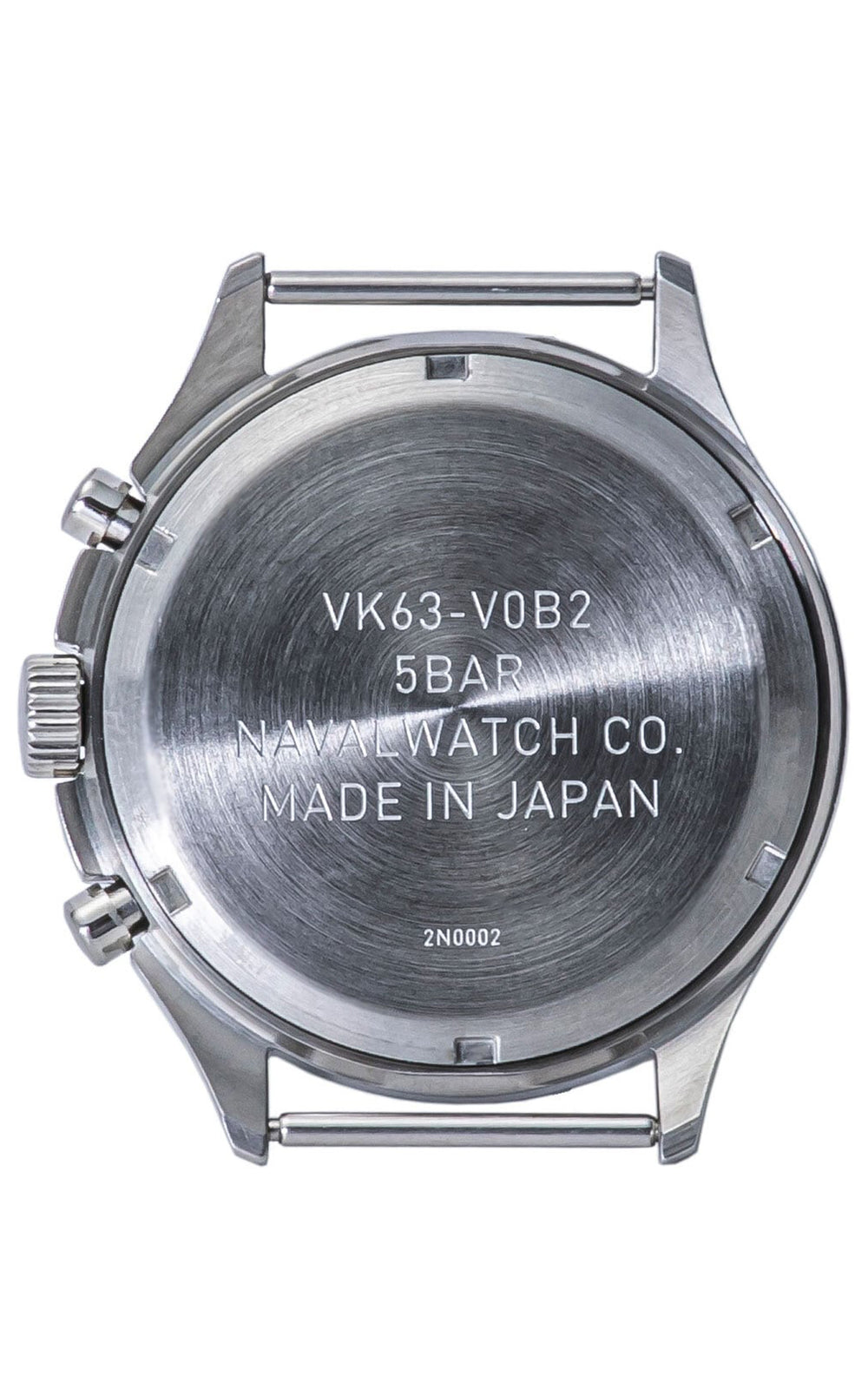 Naval Watch Company by LOWERCASE FRXC001 Quartz Watch Black + White Chrono Eye Dial Black