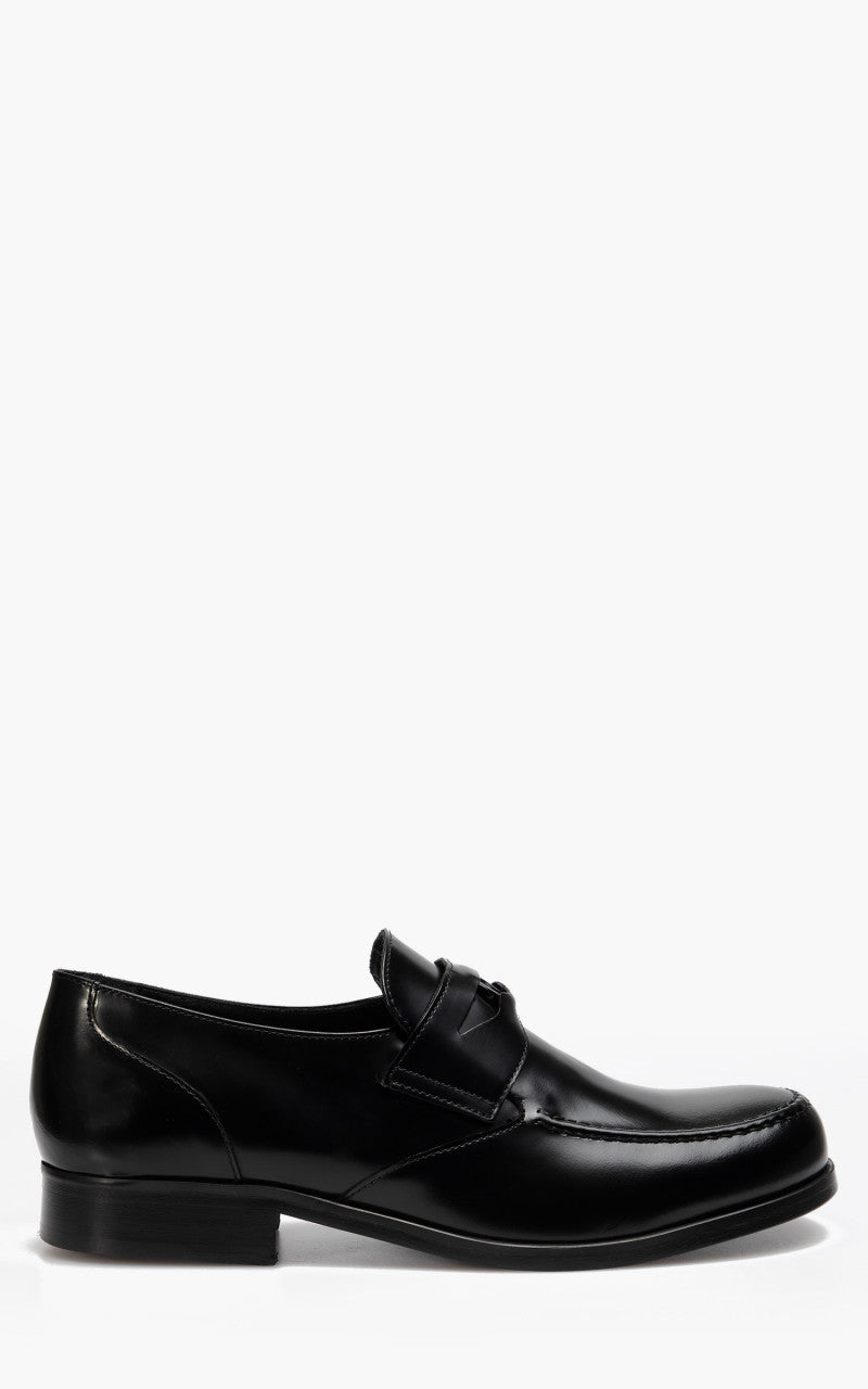 Stefan Cooke Button Loafer Black Leather