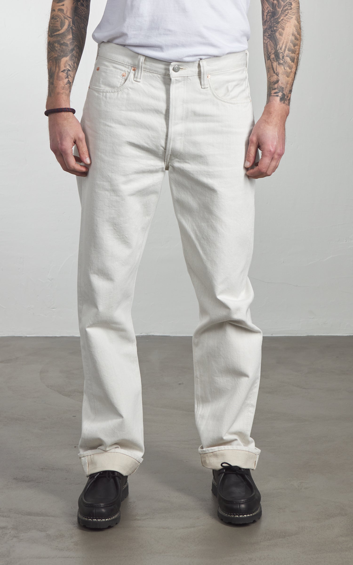 Fullcount 1101KT Straight Twill Pant Ecru