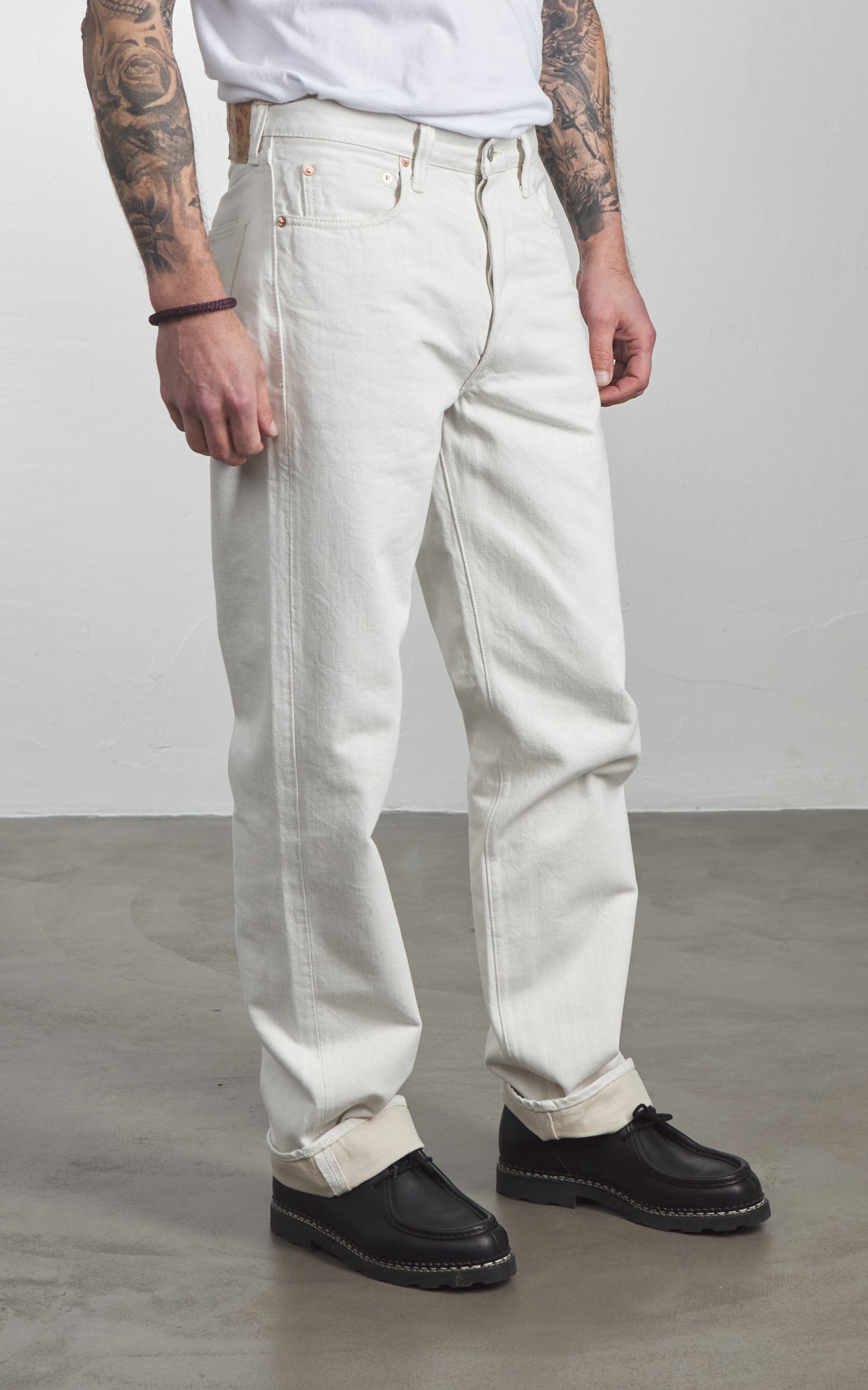 Fullcount 1101KT Straight Twill Pant Ecru
