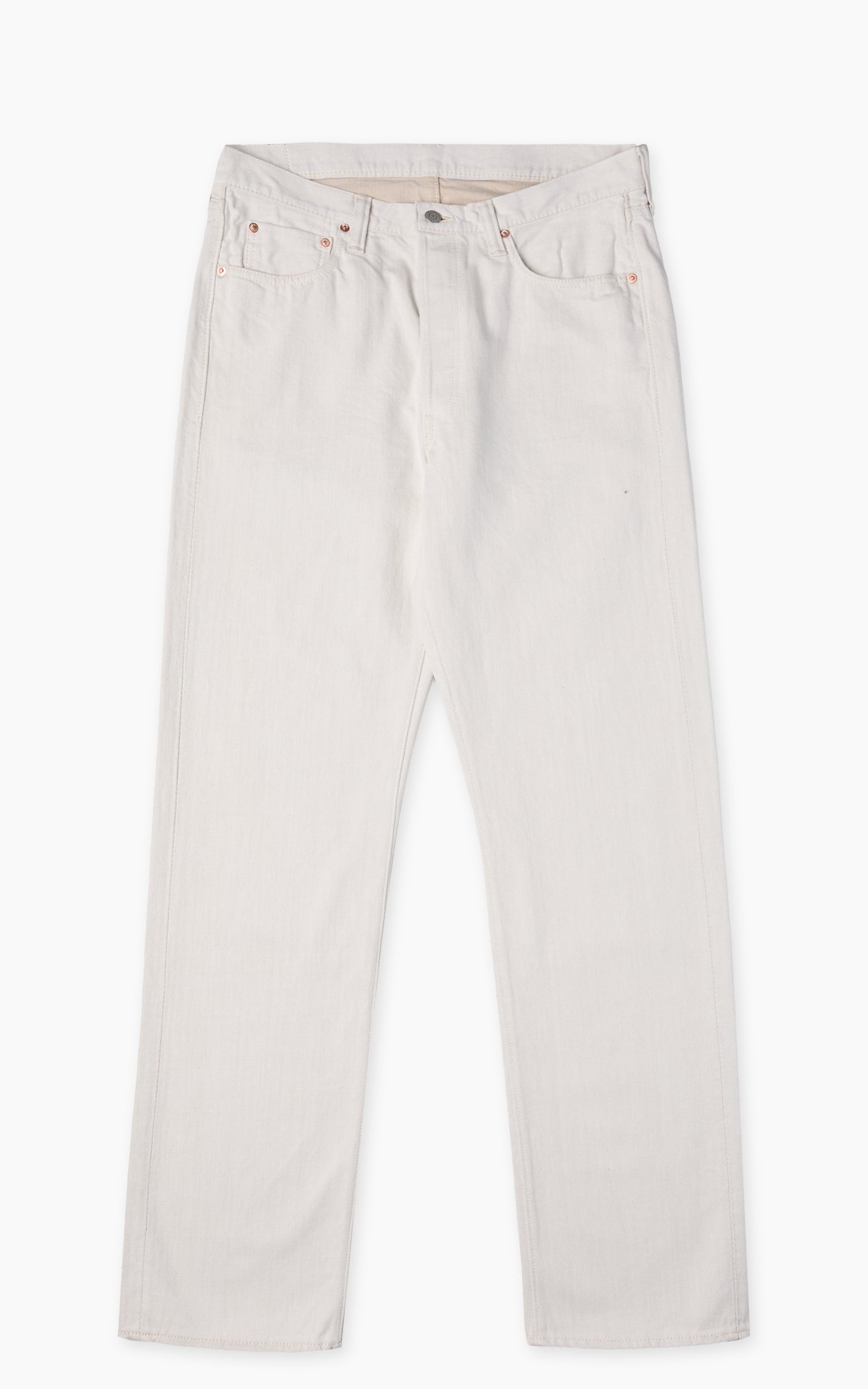Fullcount 1101KT Straight Twill Pant Ecru