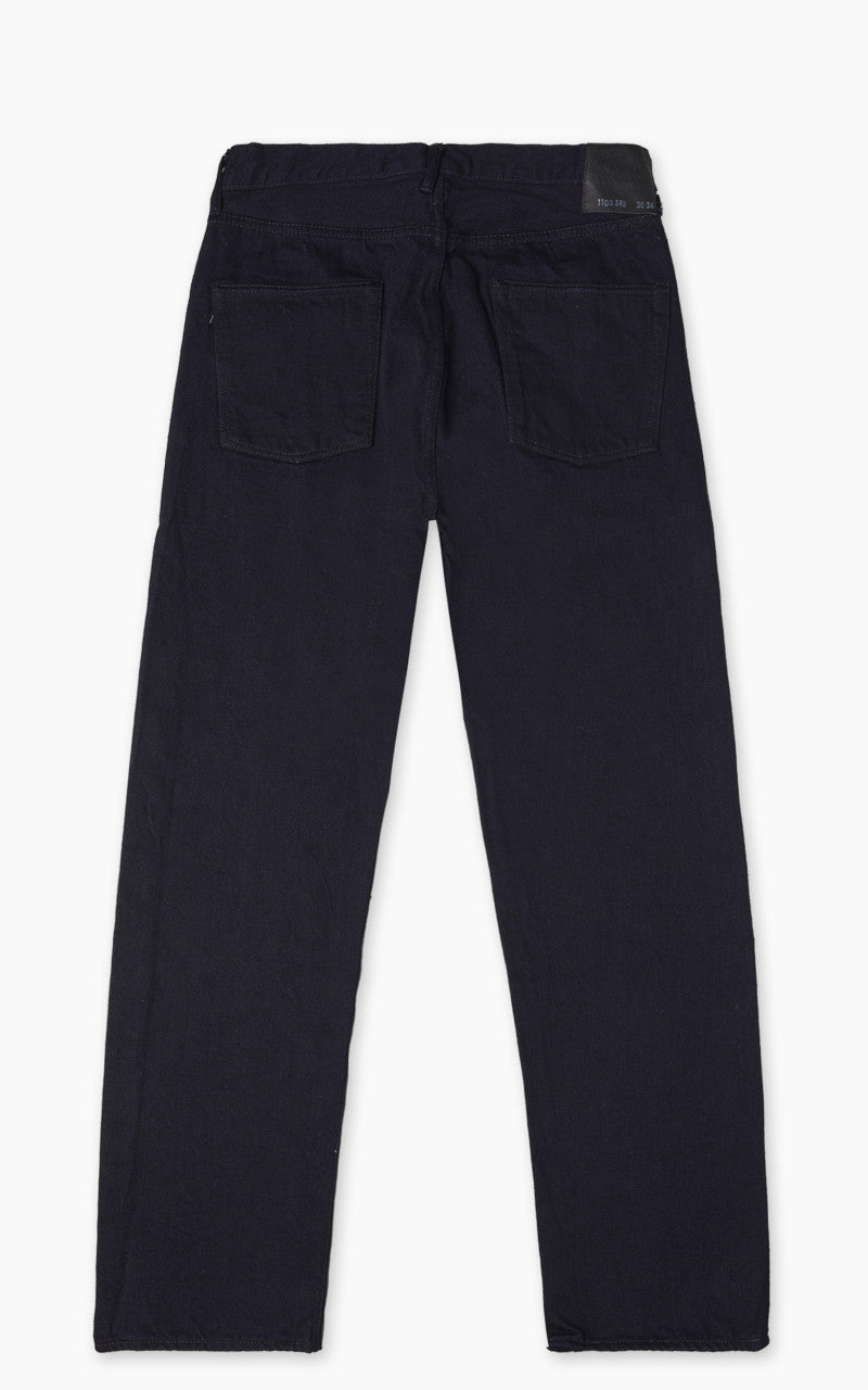 Fullcount 1103SRB Clean Straight Denim Super Rough Indigo x Black 15.5oz