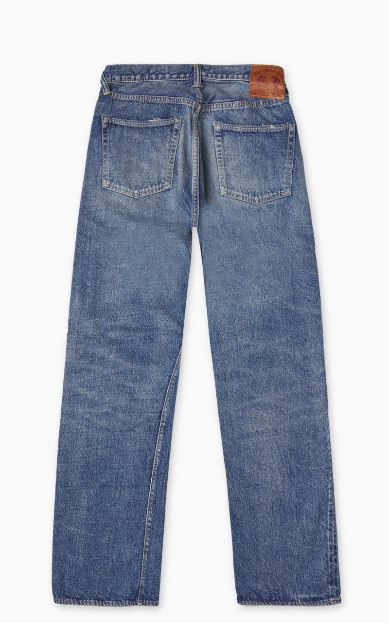 Fullcount 1341-1101 Straight Denim Dartford Washed Indigo Blue