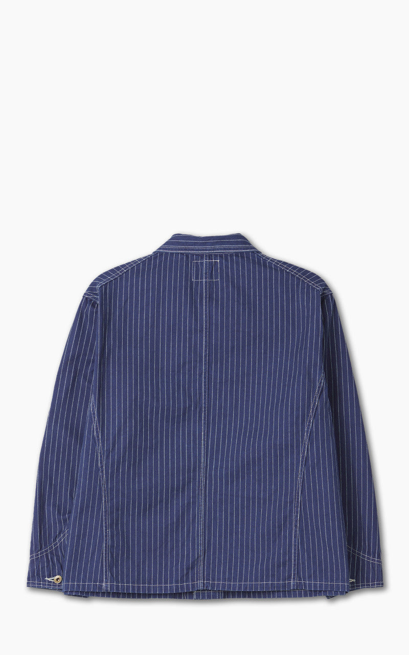 Fullcount 2033-1 Chore Jacket Indigo Wabash Stripe