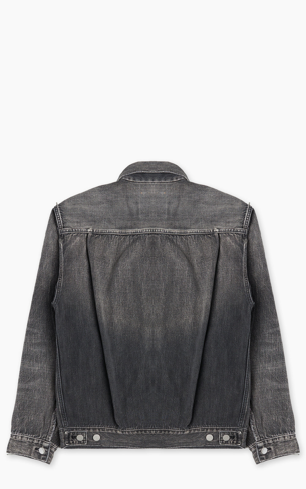 Fullcount 2102BKSSHW Type 2 Selvedge Super Smooth Denim Jacket Dartford Black