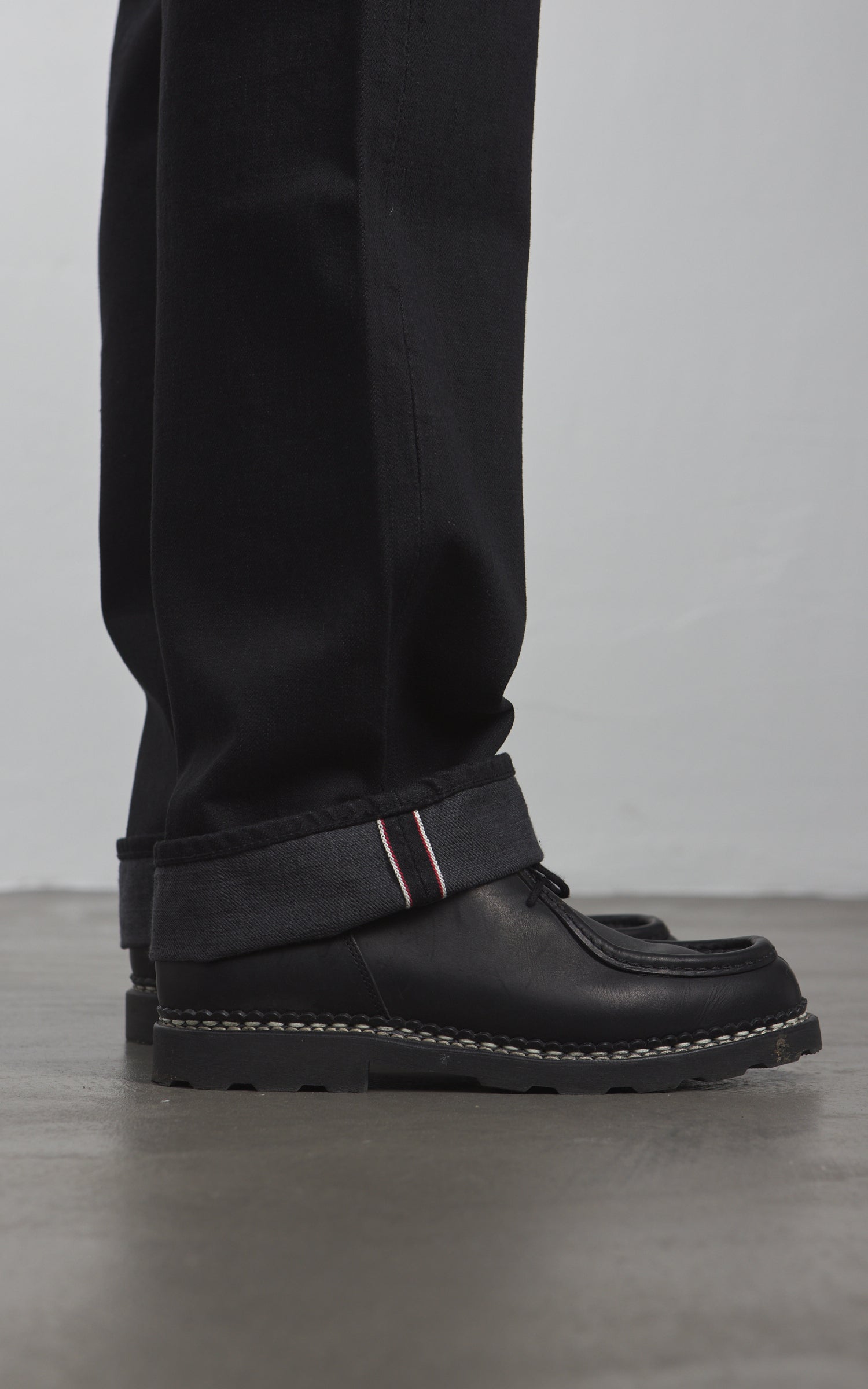 Fullcount 1101BG Straight Black/Gray Selvedge Denim Black/Gray