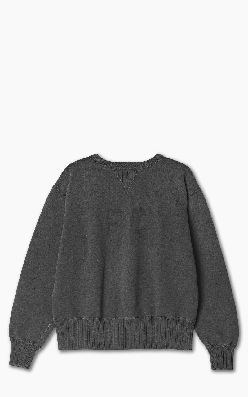 Fullcount 3756 Double V Set In Sleeve Sweater Ink Black "30th Anniversary"