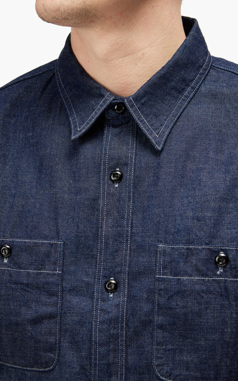 Fullcount 4890 Denim Work Shirt Indigo