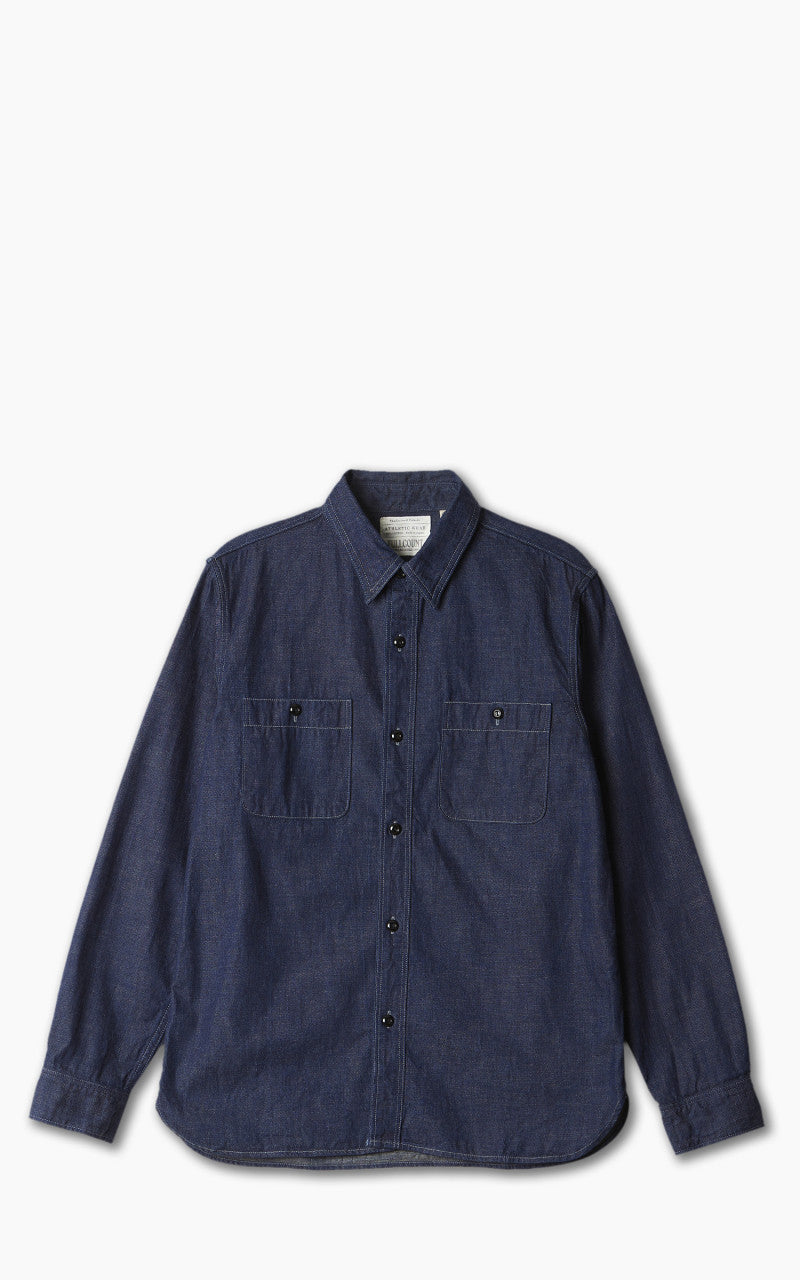 Fullcount 4890 Denim Work Shirt Indigo