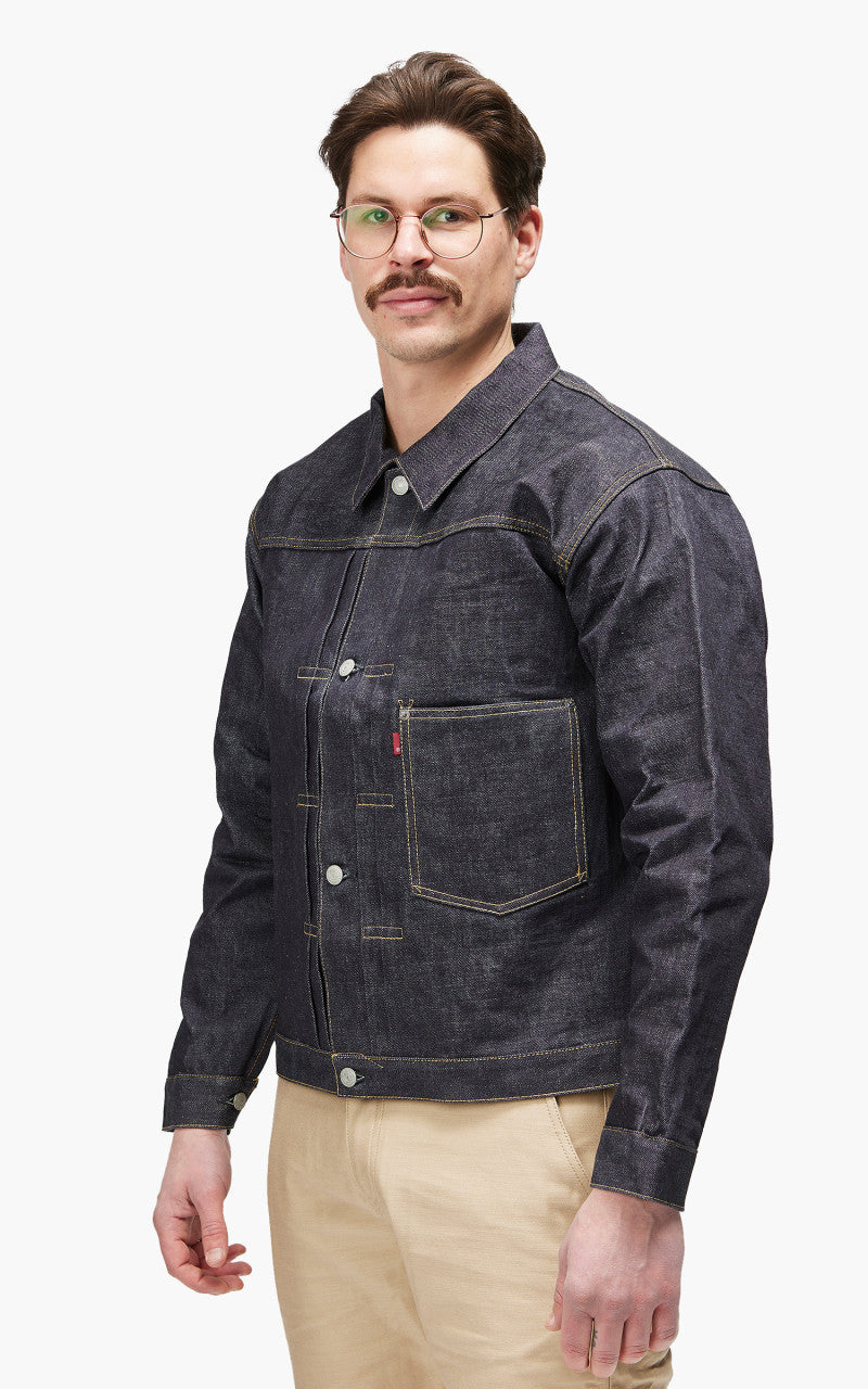 Fullcount S2107XX Type 1 WWII Model Denim Jacket "30th Anniversary" Indigo 14.4oz