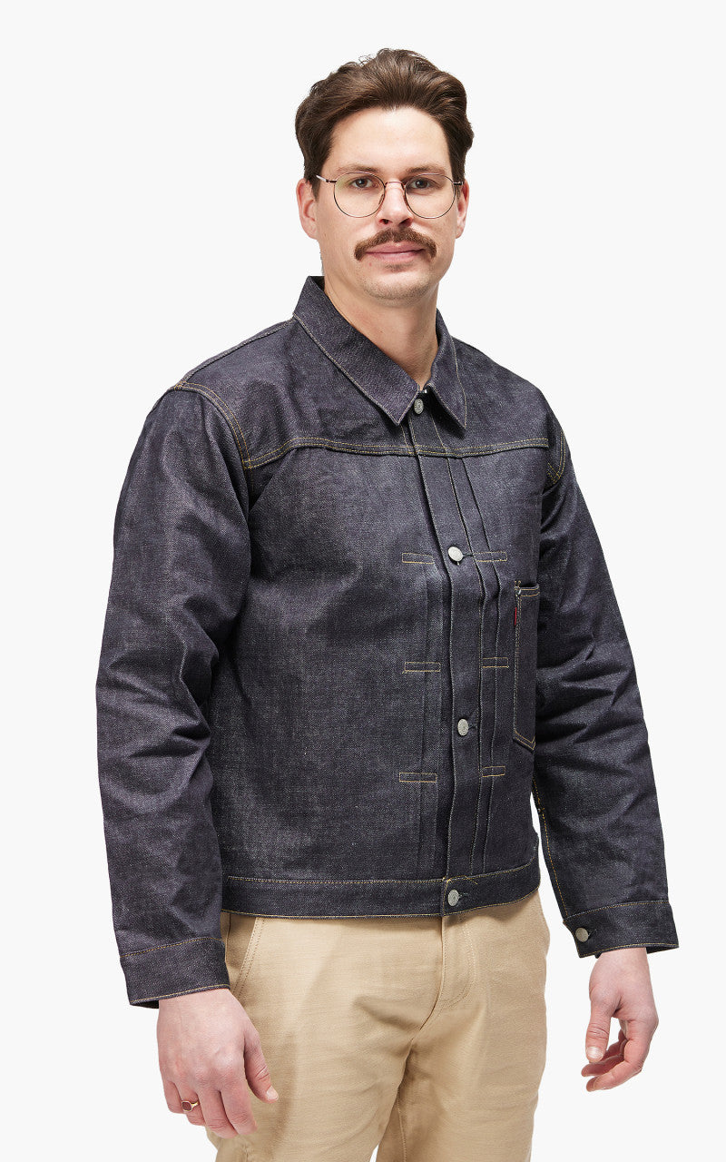 Fullcount S2107XX Type 1 WWII Model Denim Jacket "30th Anniversary" Indigo 14.4oz