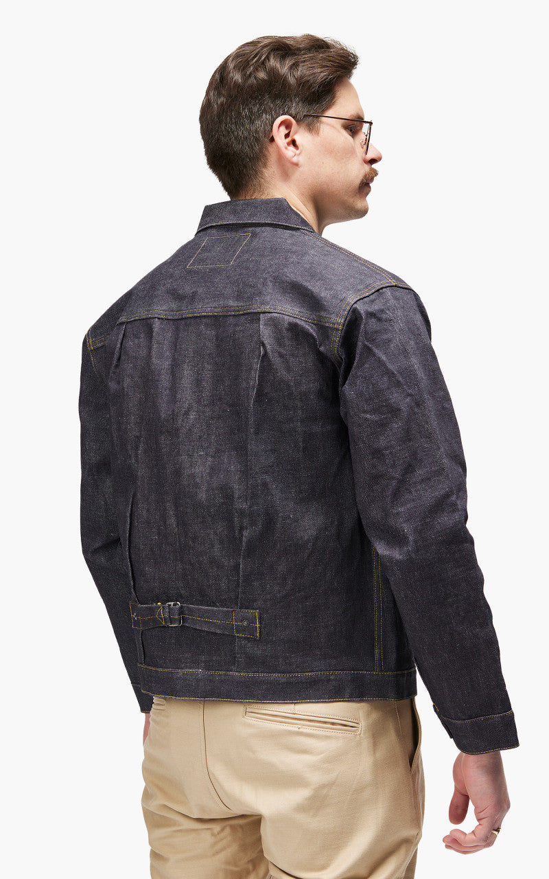 Fullcount S2107XX Type 1 WWII Model Denim Jacket "30th Anniversary" Indigo 14.4oz