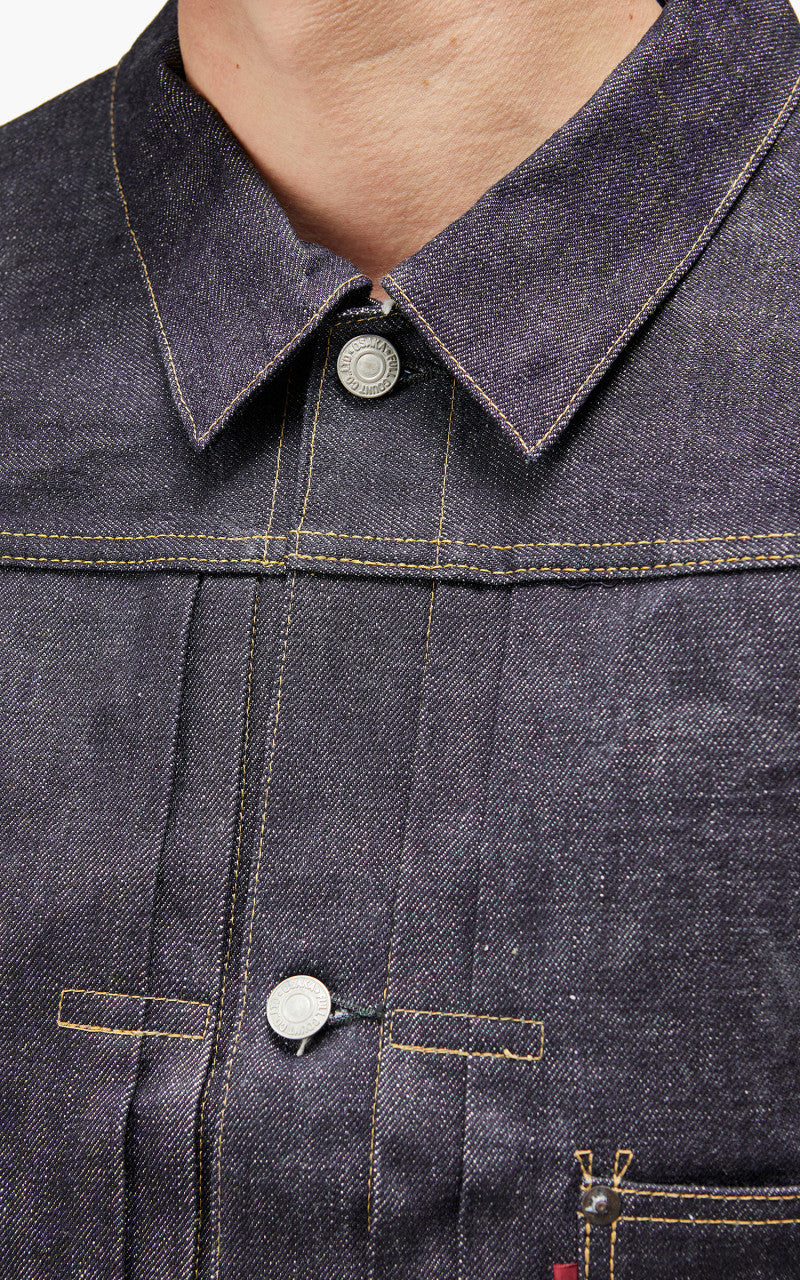 Fullcount S2107XX Type 1 WWII Model Denim Jacket "30th Anniversary" Indigo 14.4oz