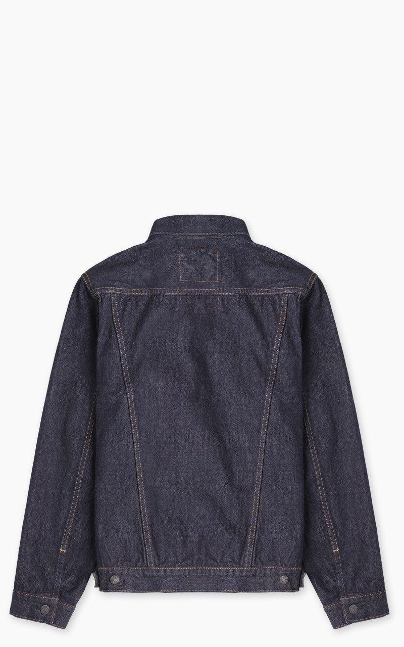 FOB Factory F2444 Type 3 Selvedge Denim Jacket Rinsed Indigo