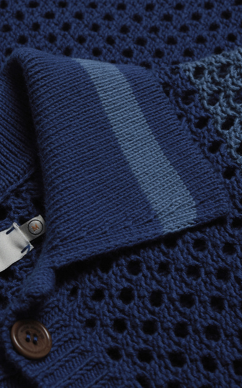 Nudie Jeans Fabbe Crochet Blue