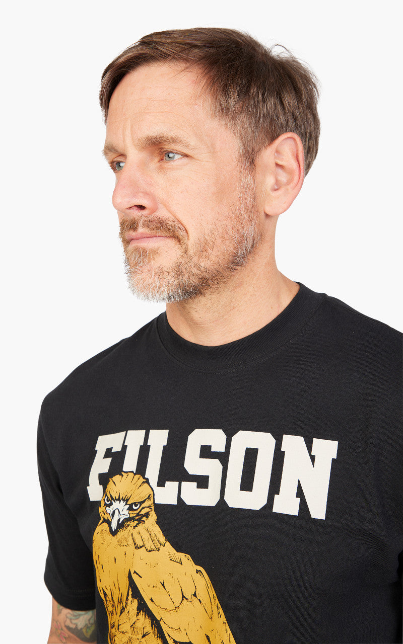 Filson Pioneer Graphic T-Shirt Black/Bird Of Prey