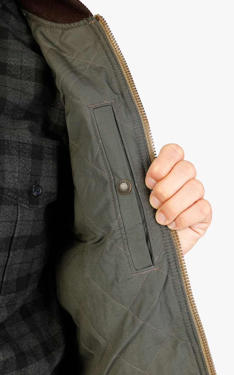 Filson Tin Cloth Insulated Work Vest Dark Tan
