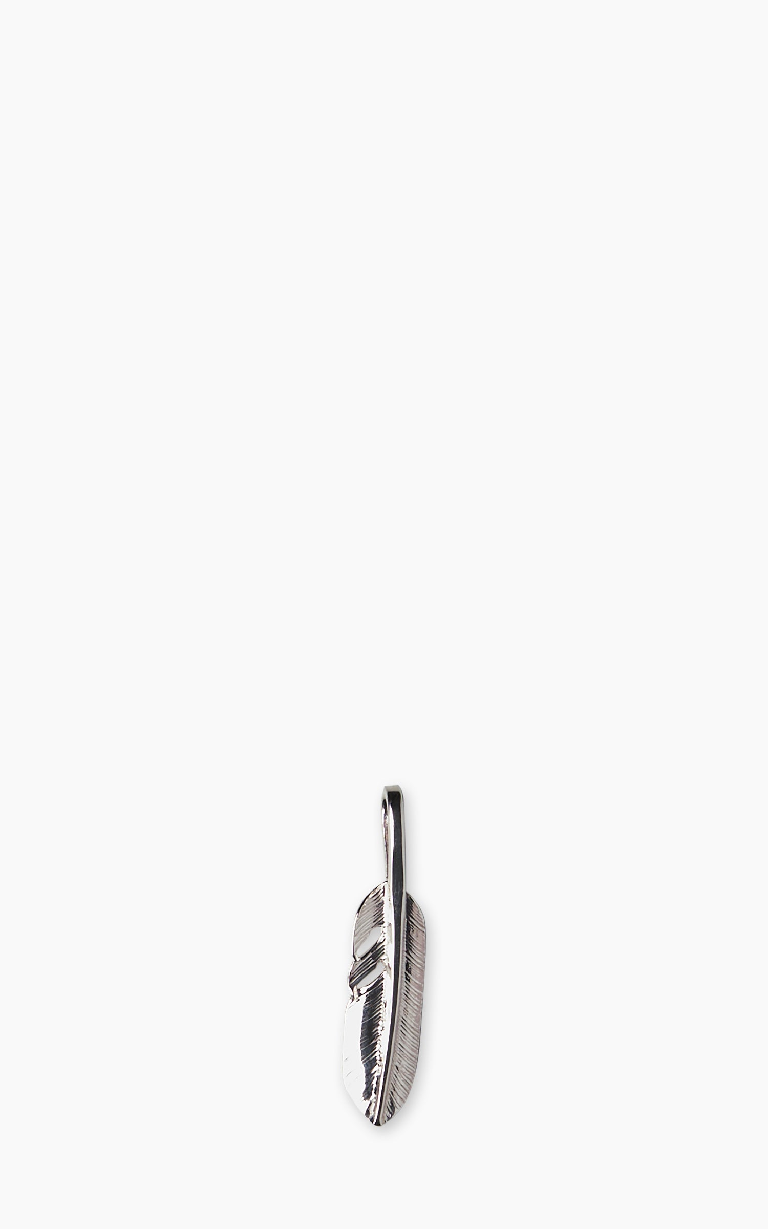 First Arrow's P-593L (XS) Feather Pendant Silver