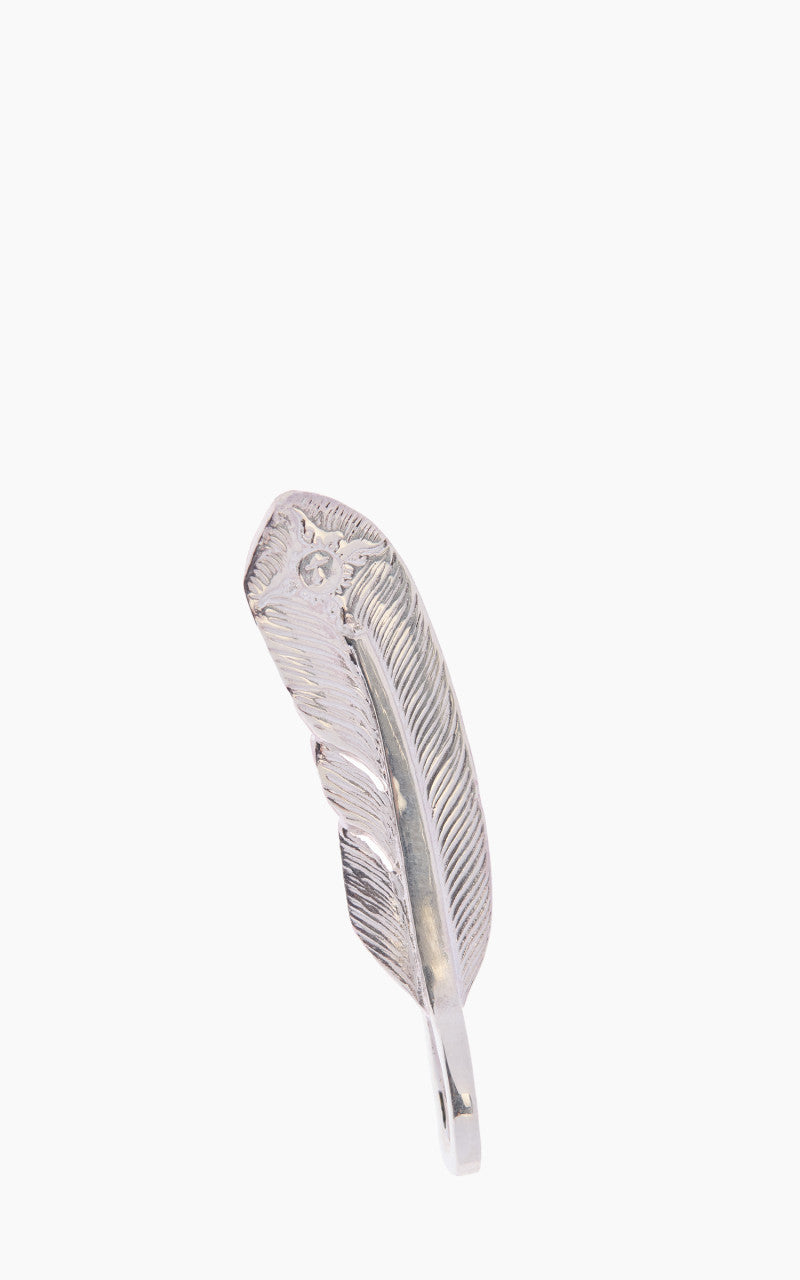 First Arrow's P-004L (S) Feather Pendant Silver