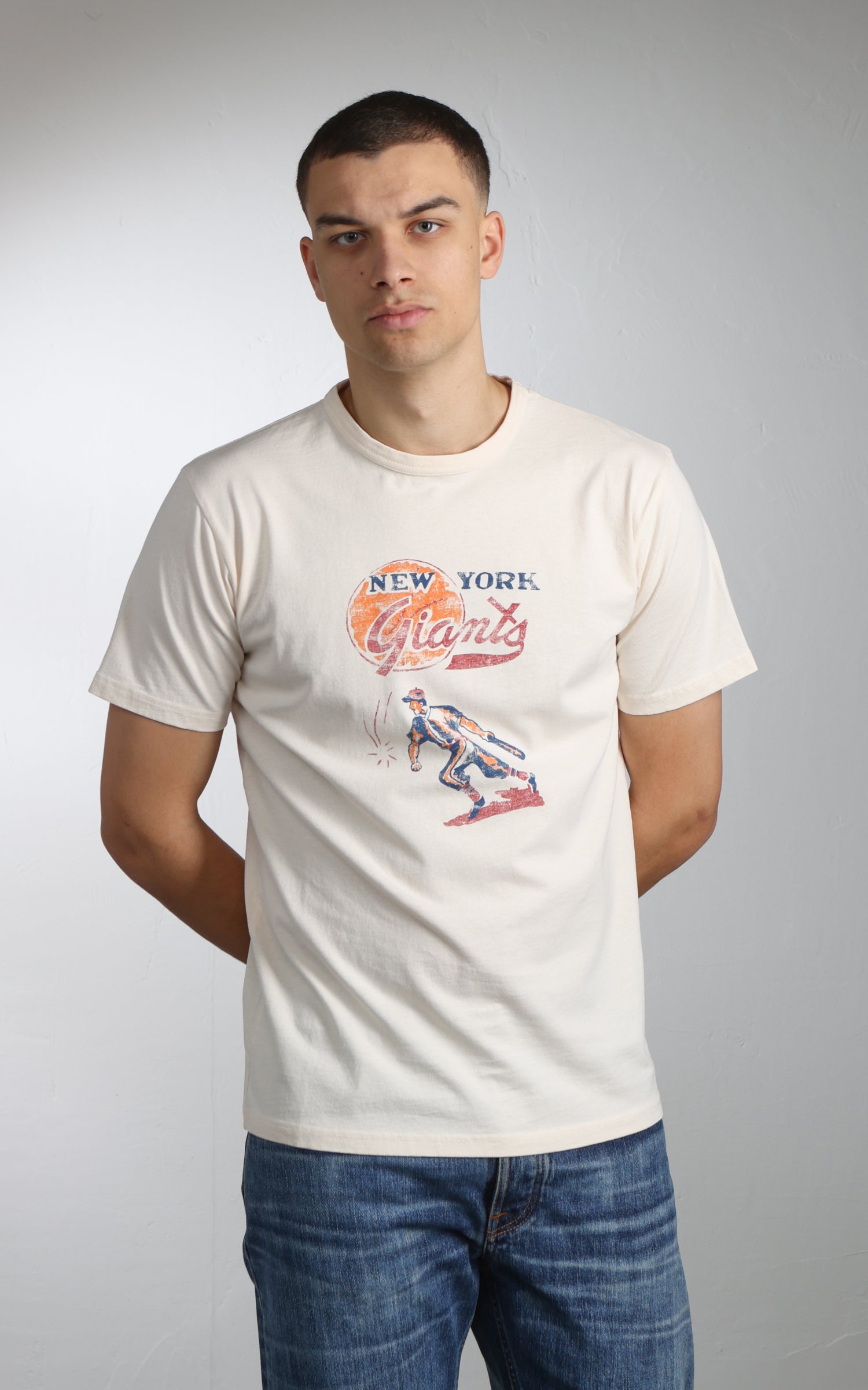 Flea-T T-Shirt Giants Pigment Dyed Offwhite