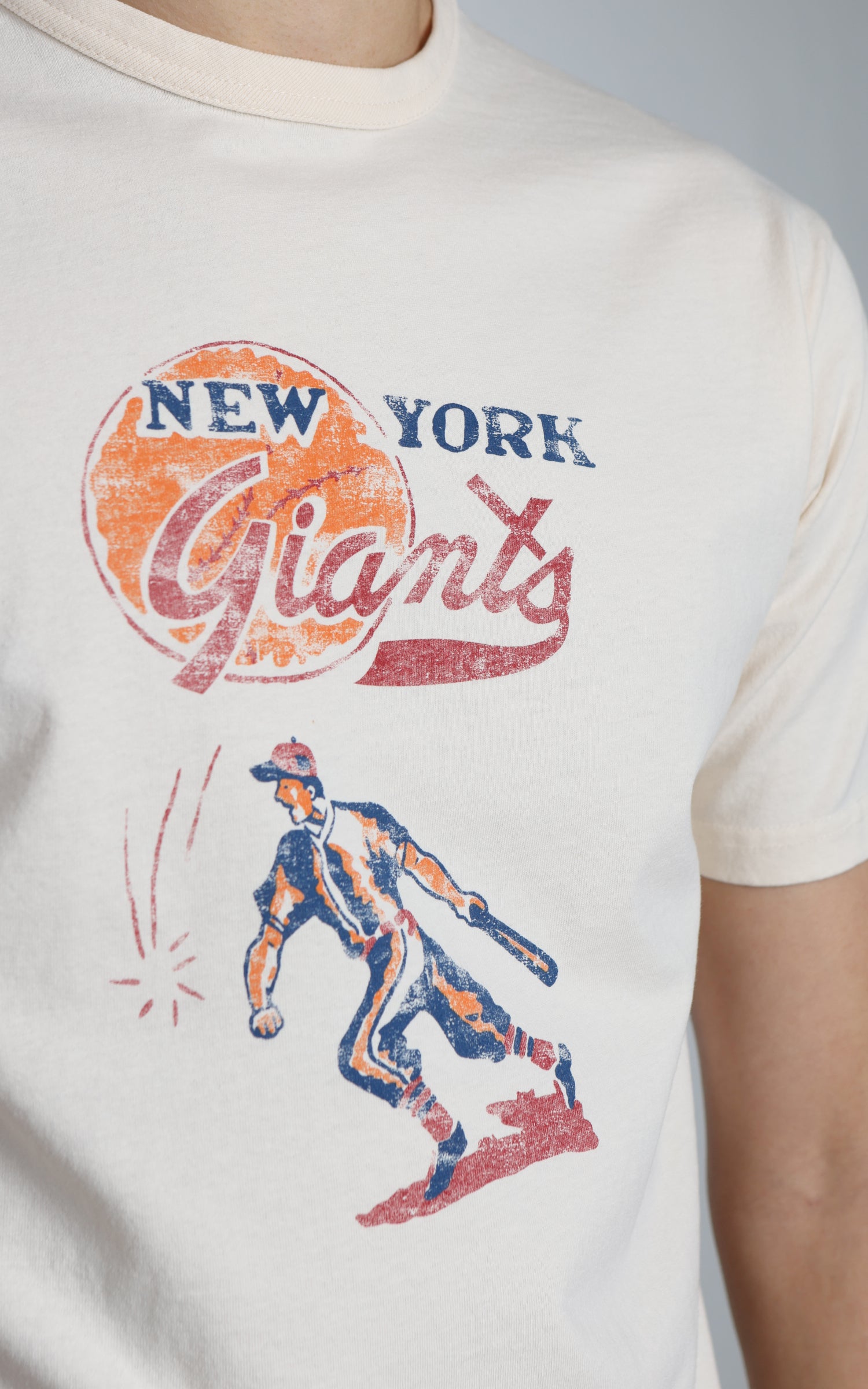 Flea-T T-Shirt Giants Pigment Dyed Offwhite