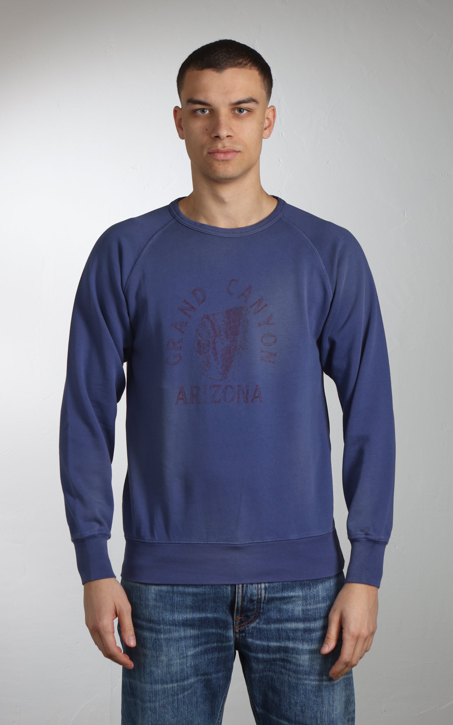 Flea-T Sweatshirt Grand Canyon Pigment Dyed Royal