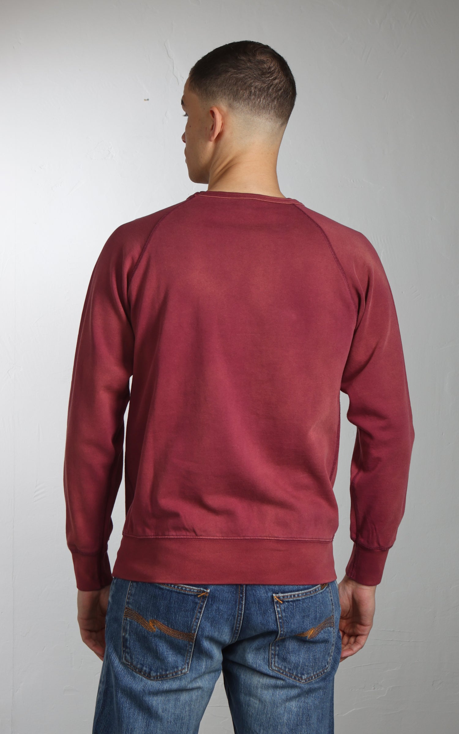 Flea-T Sweatshirt UCLA Pigment Dyed Red