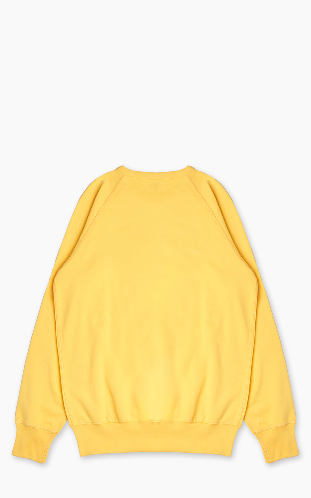 Flea-T Sweatshirt Uni Pigmentgefärbt Gelb