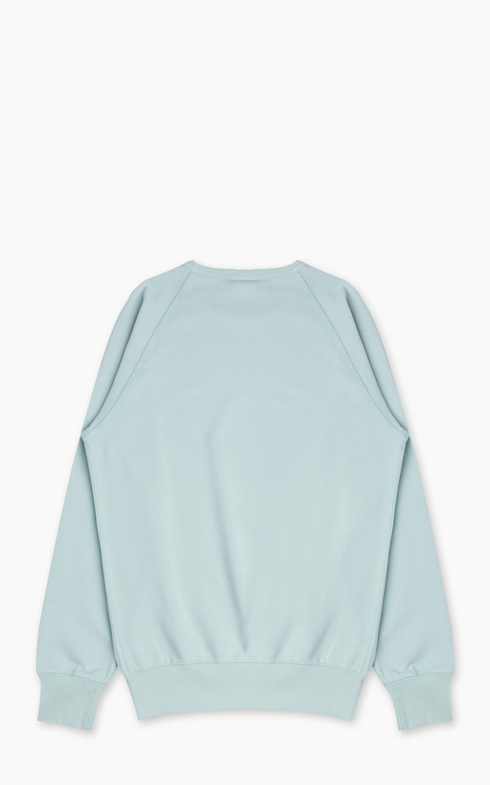 Flea-T Sweatshirt unifarben Pigment gefärbt Mint