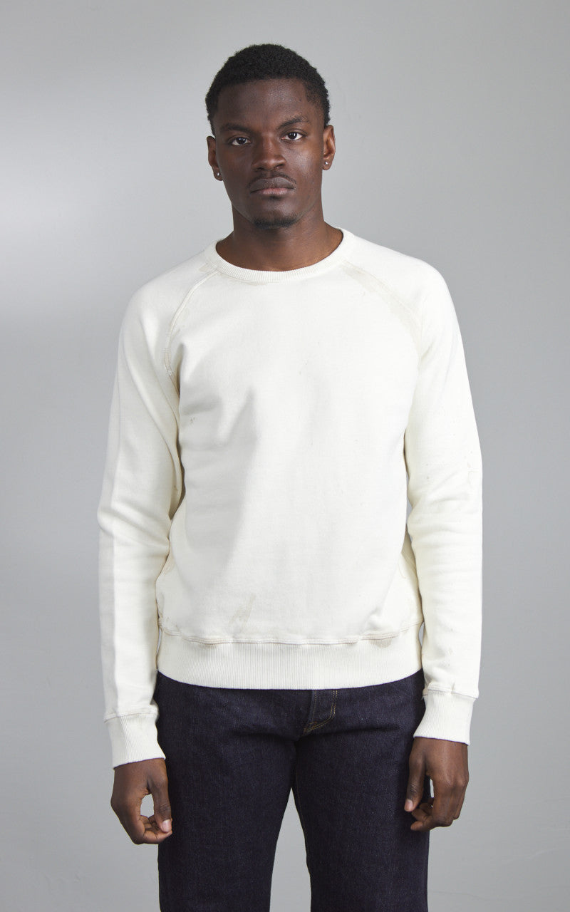 Flea-T Sweatshirt Pigment Dyed White