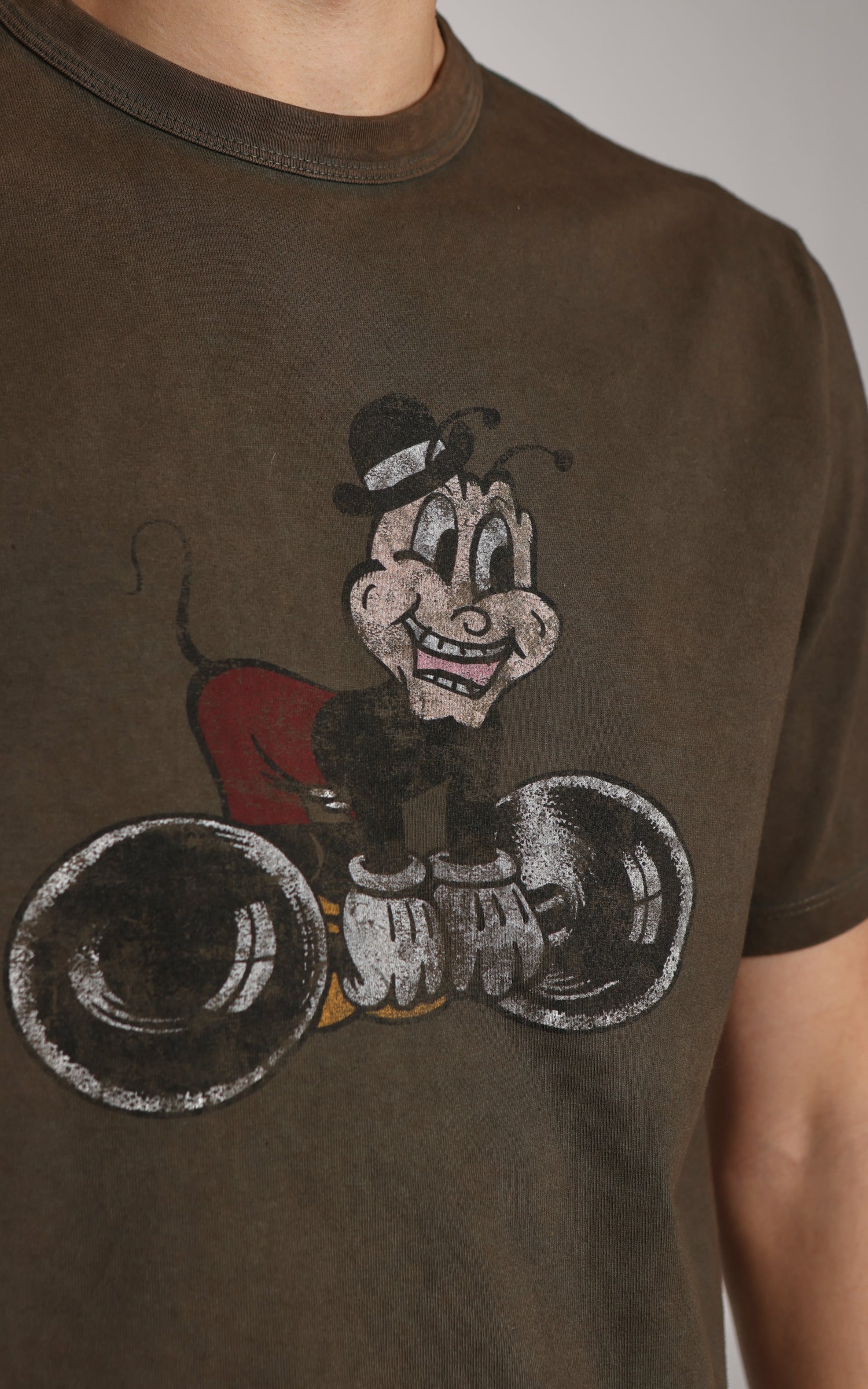 Flea-T T-Shirt Weights Pigment Dyed Green