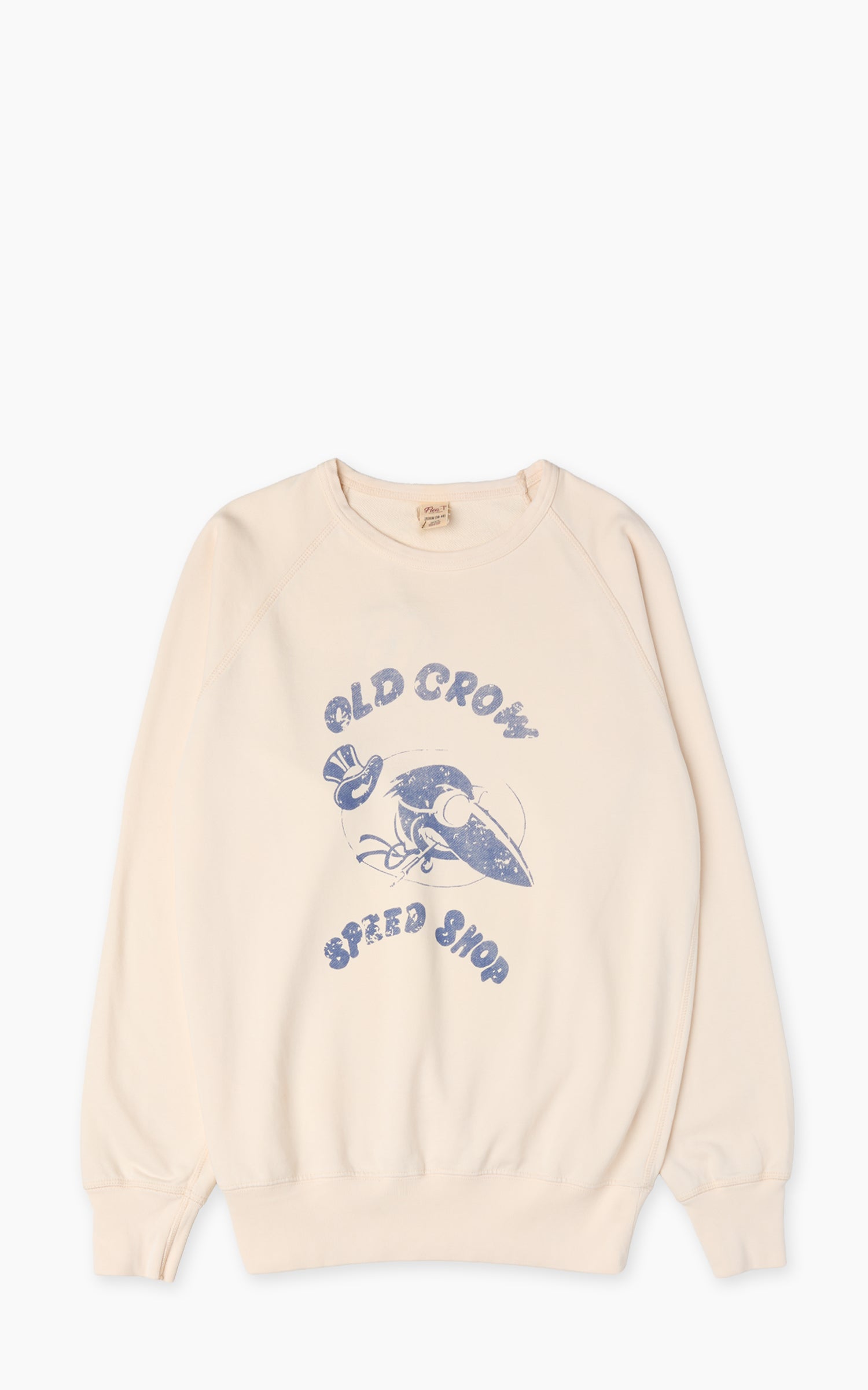 Flea-T Sweatshirt Old Crow White