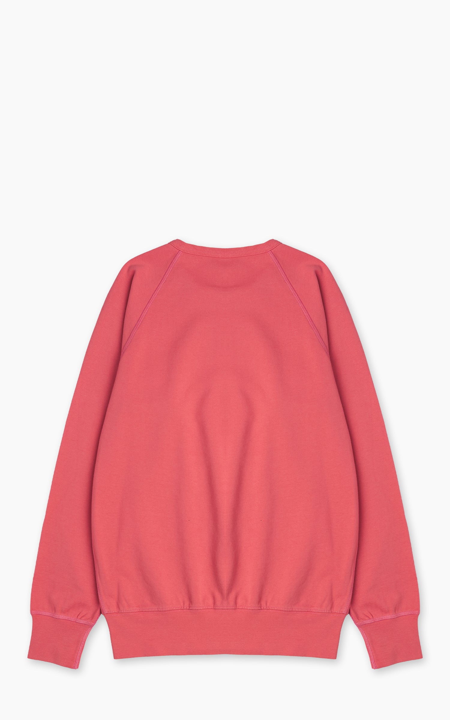 Flea-T Sweatshirt Plain Pigment Dyed Coral/Pink