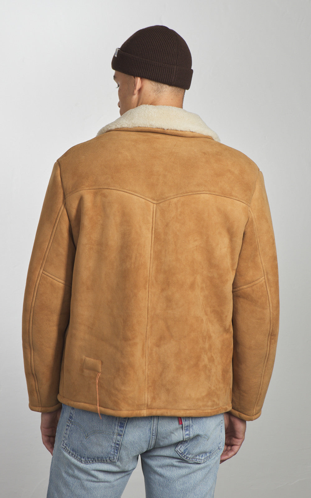 Fortela Quarter Shearling Jacket Camel