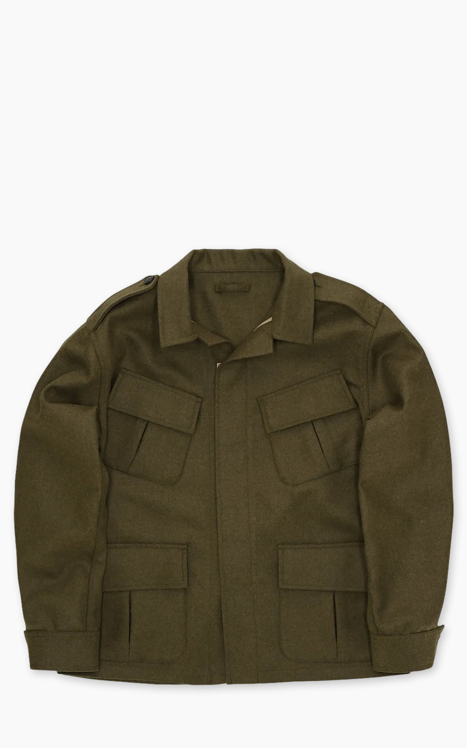 Fortela Creek Jungle Jacket Melton Wool Green