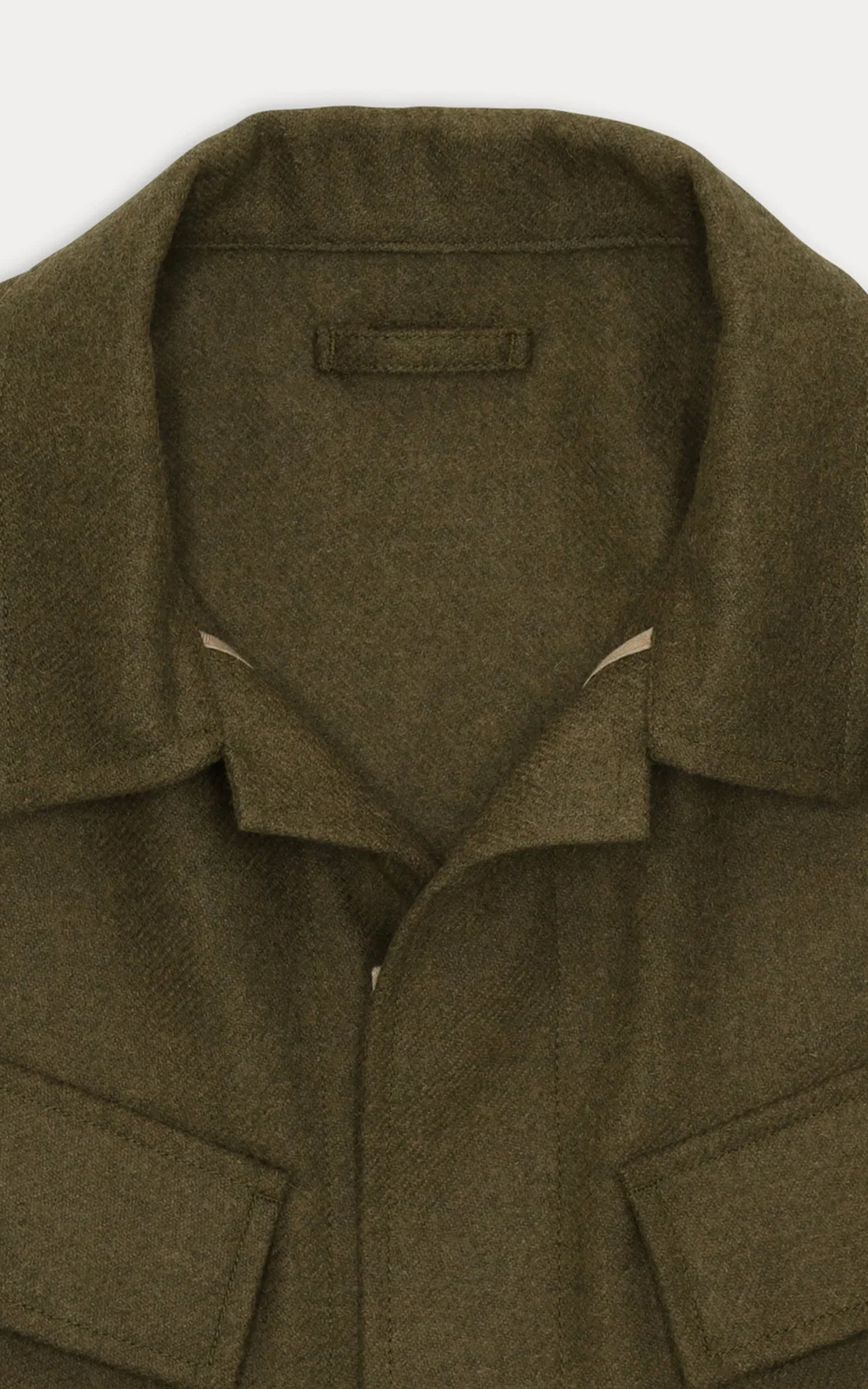 Fortela Creek Jungle Jacket Melton Wool Green