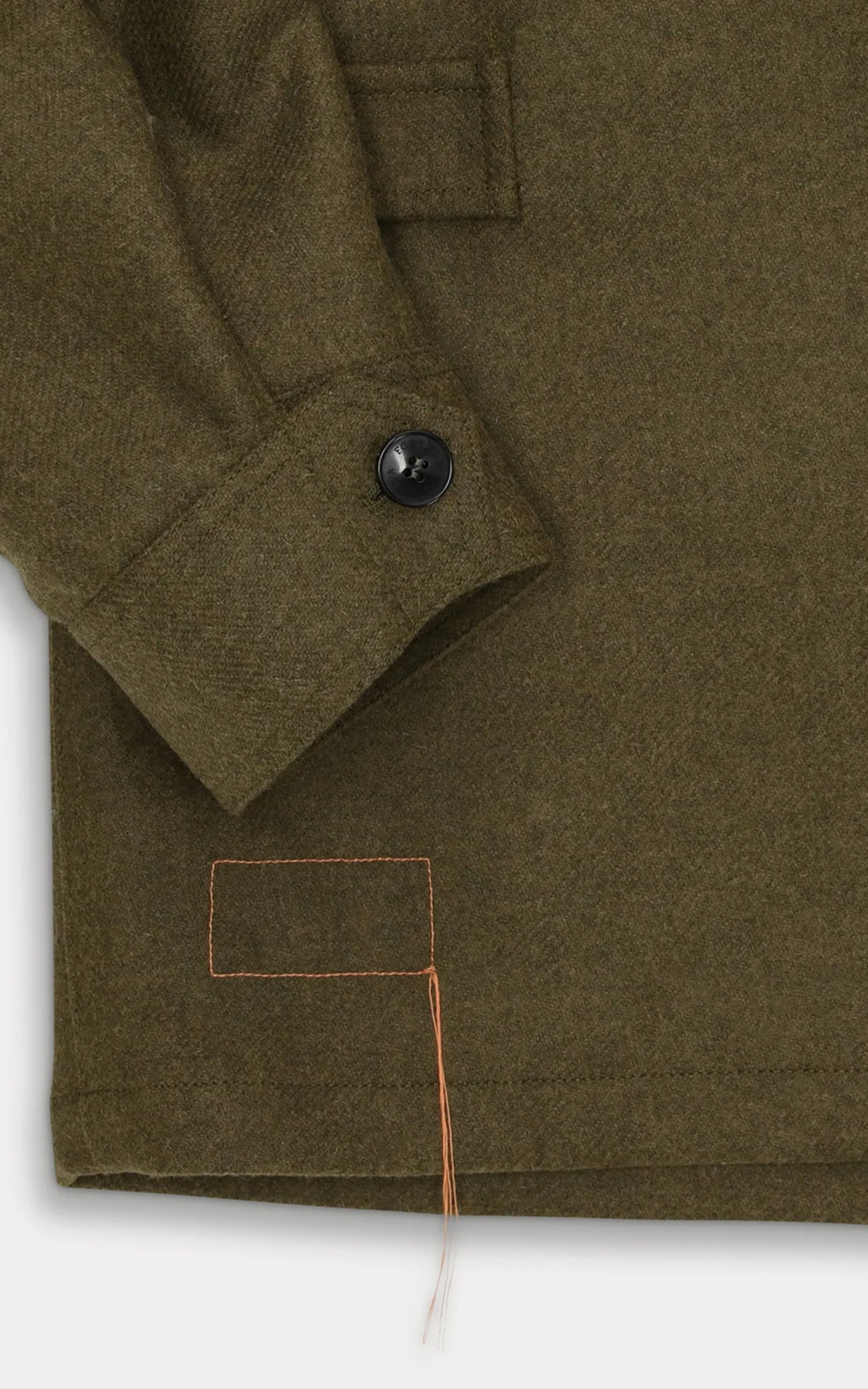Fortela Creek Jungle Jacket Melton Wool Green