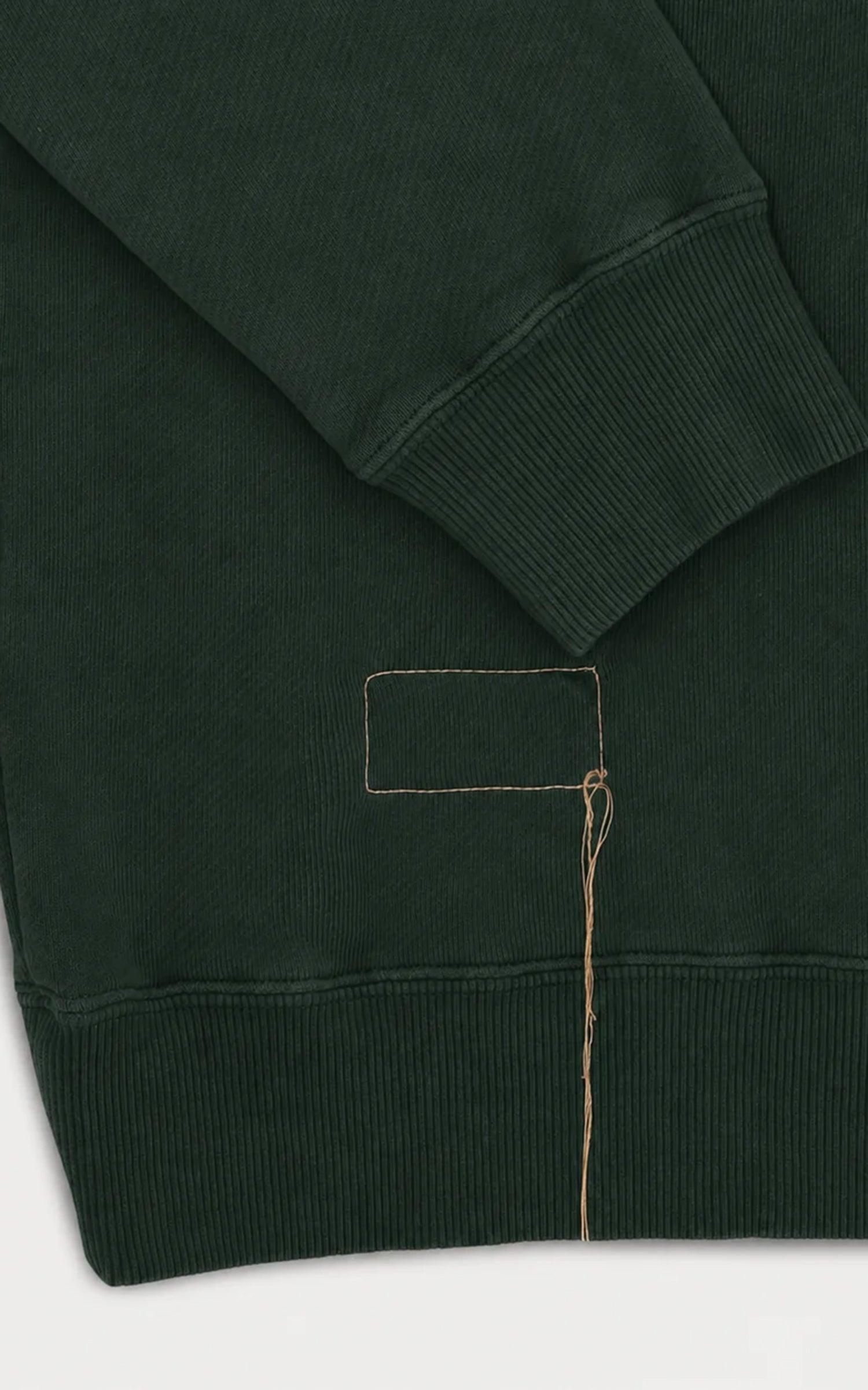 Fortela Harvard Crewneck Fleece Sweatshirt Bottle Green