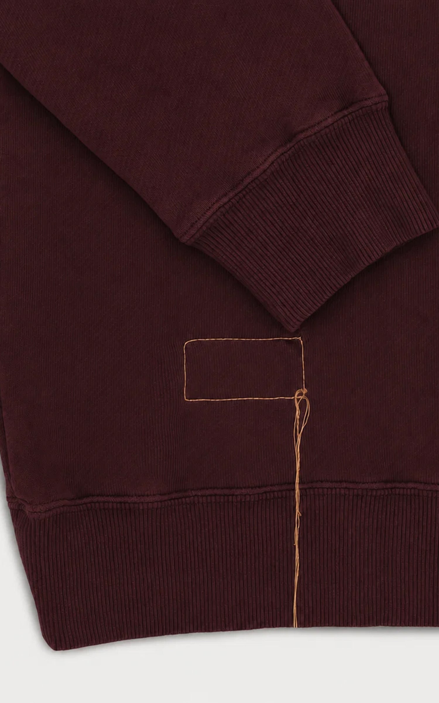Fortela Harvard Crewneck Fleece Sweatshirt Wine