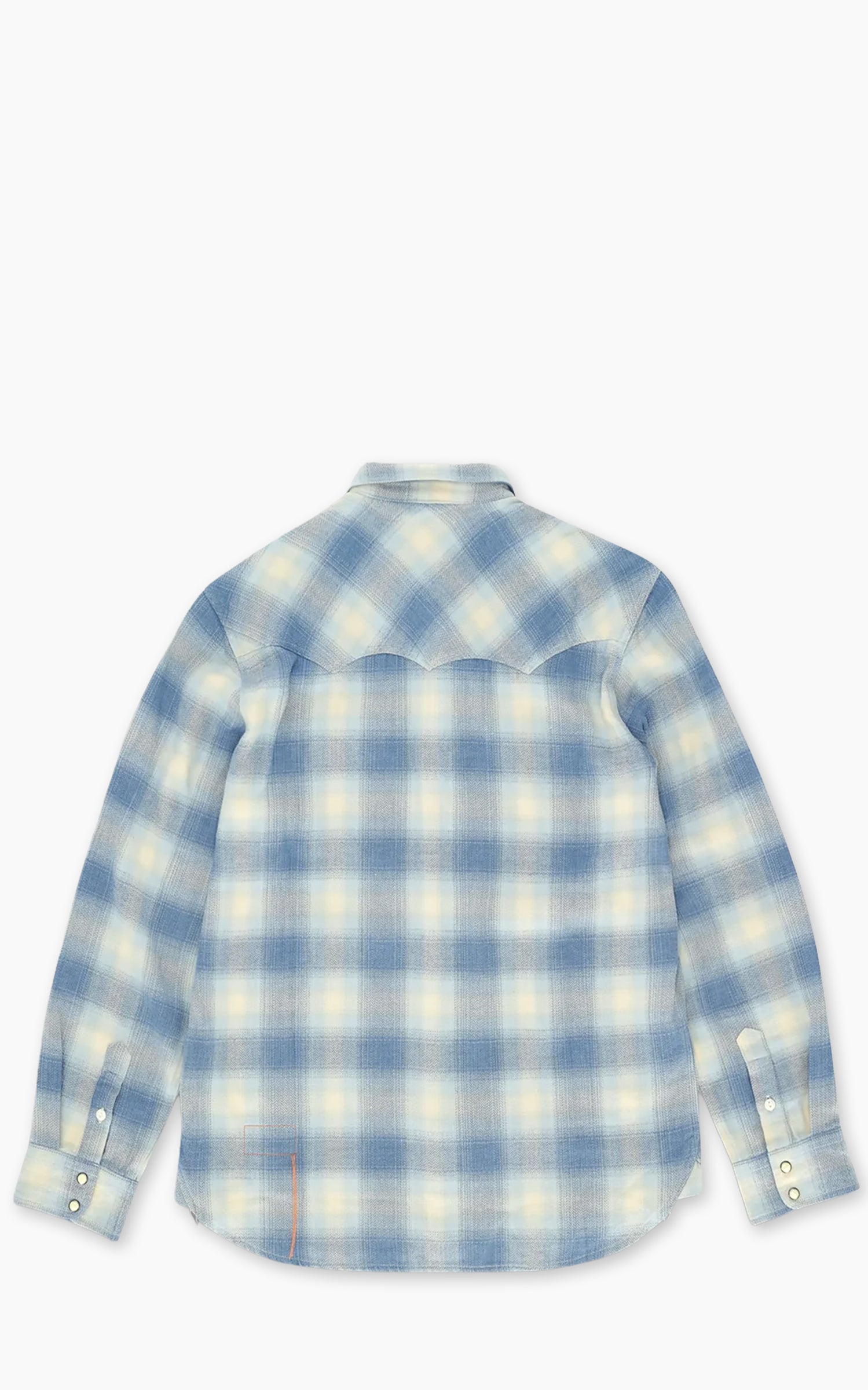 Fortela Josh Western Shirt Plaid Light Blue
