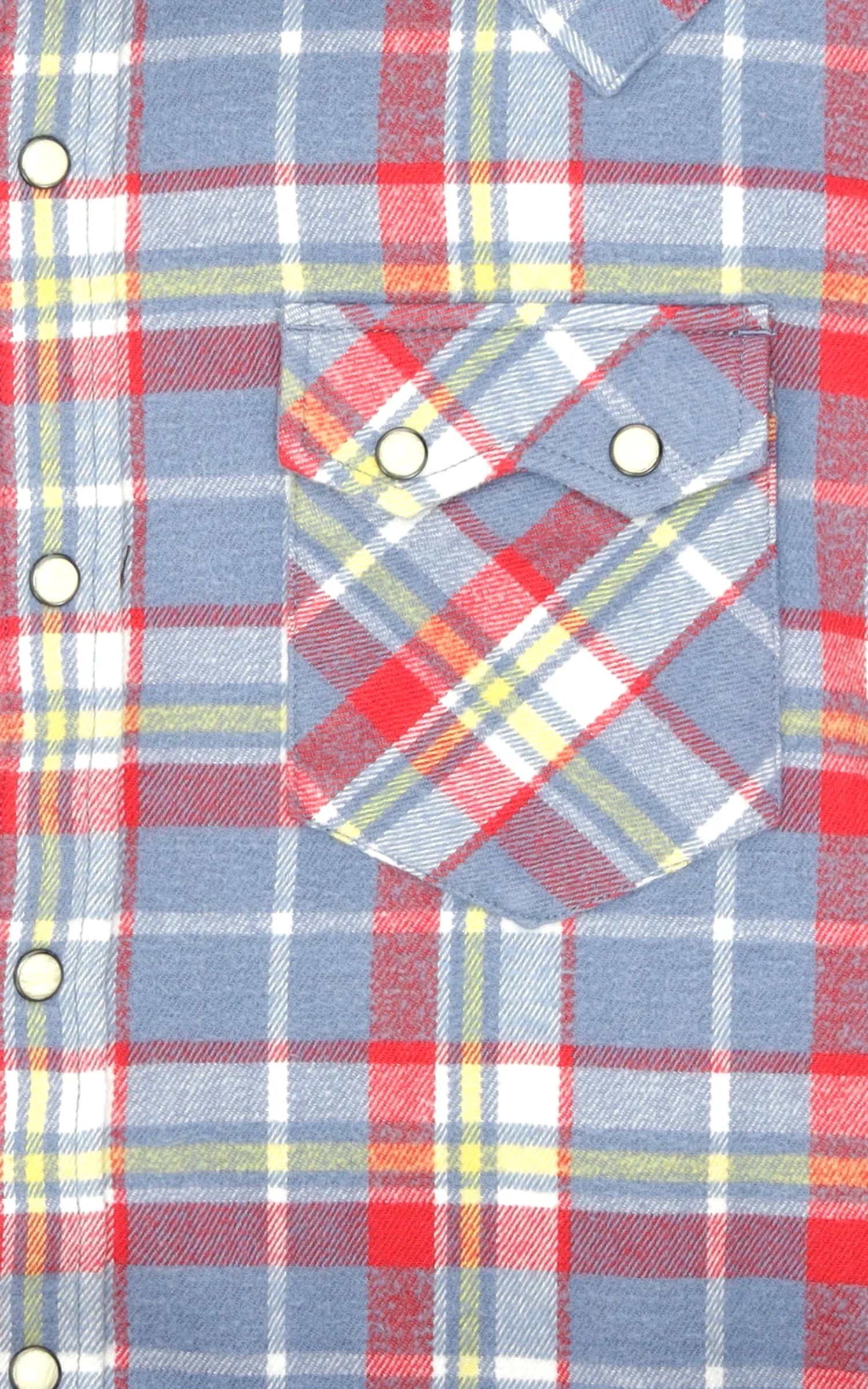 Fortela Josh Western Shirt Plaid Red/Grey