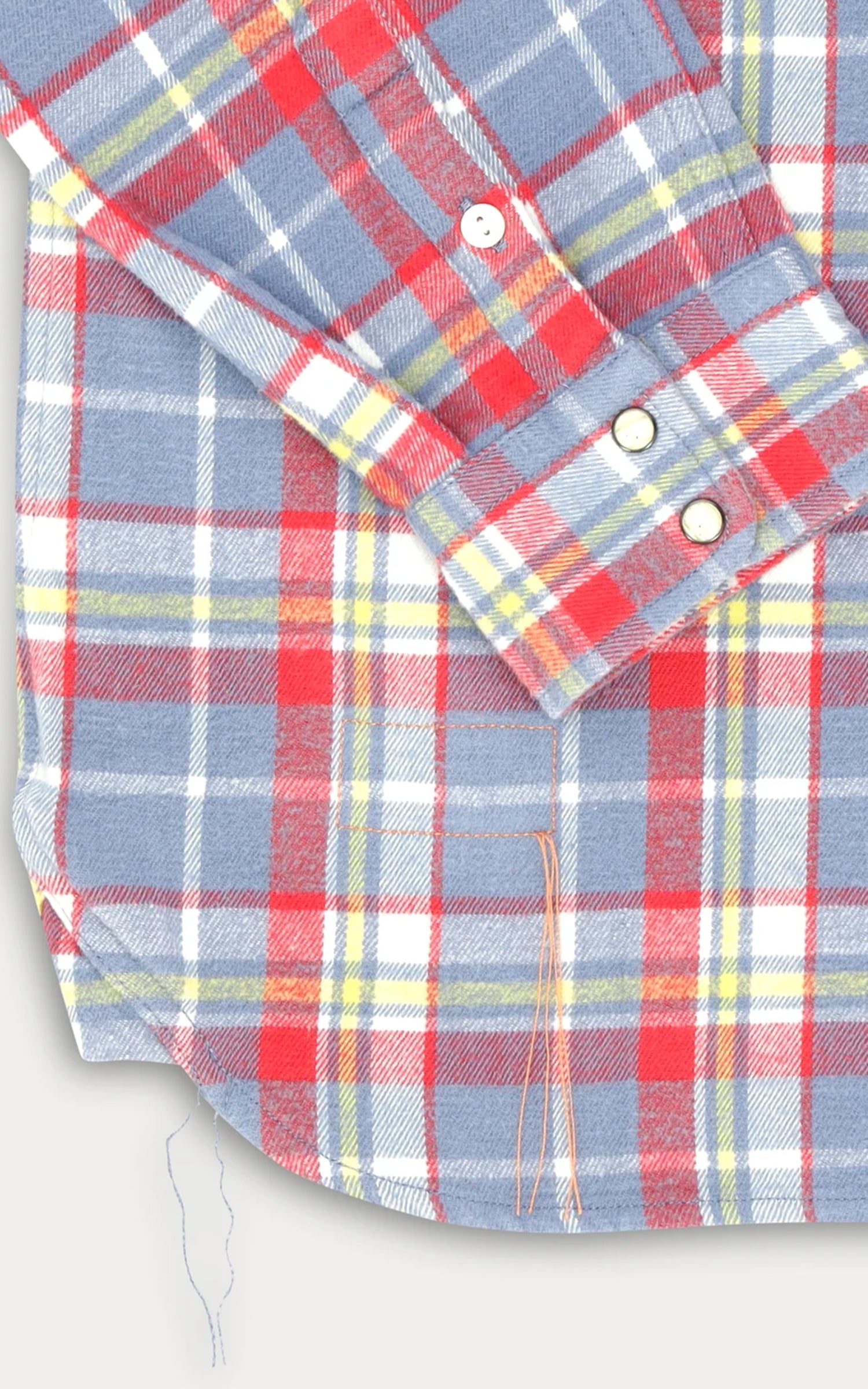 Fortela Josh Western Shirt Plaid Red/Grey