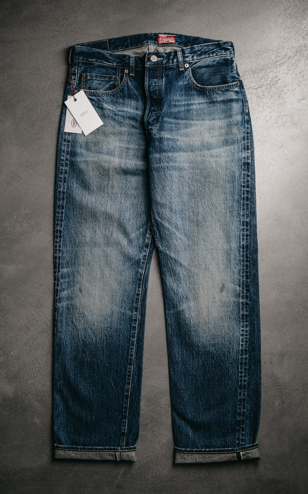 Fortela Okayama Japan Selvedge Denim 5 Pocket Jeans Custom Wash