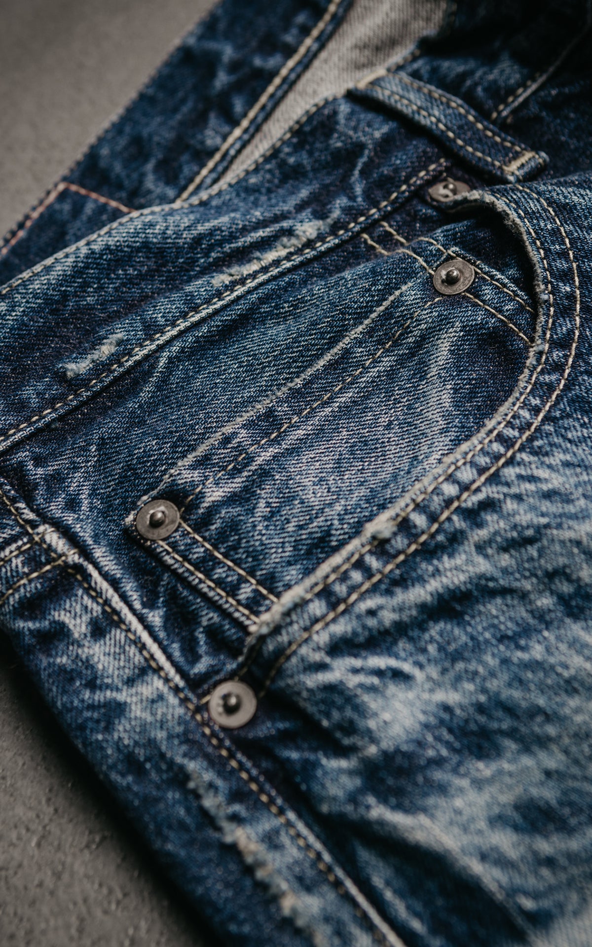 Fortela Okayama Japan Selvedge Denim 5 Pocket Jeans Custom Wash
