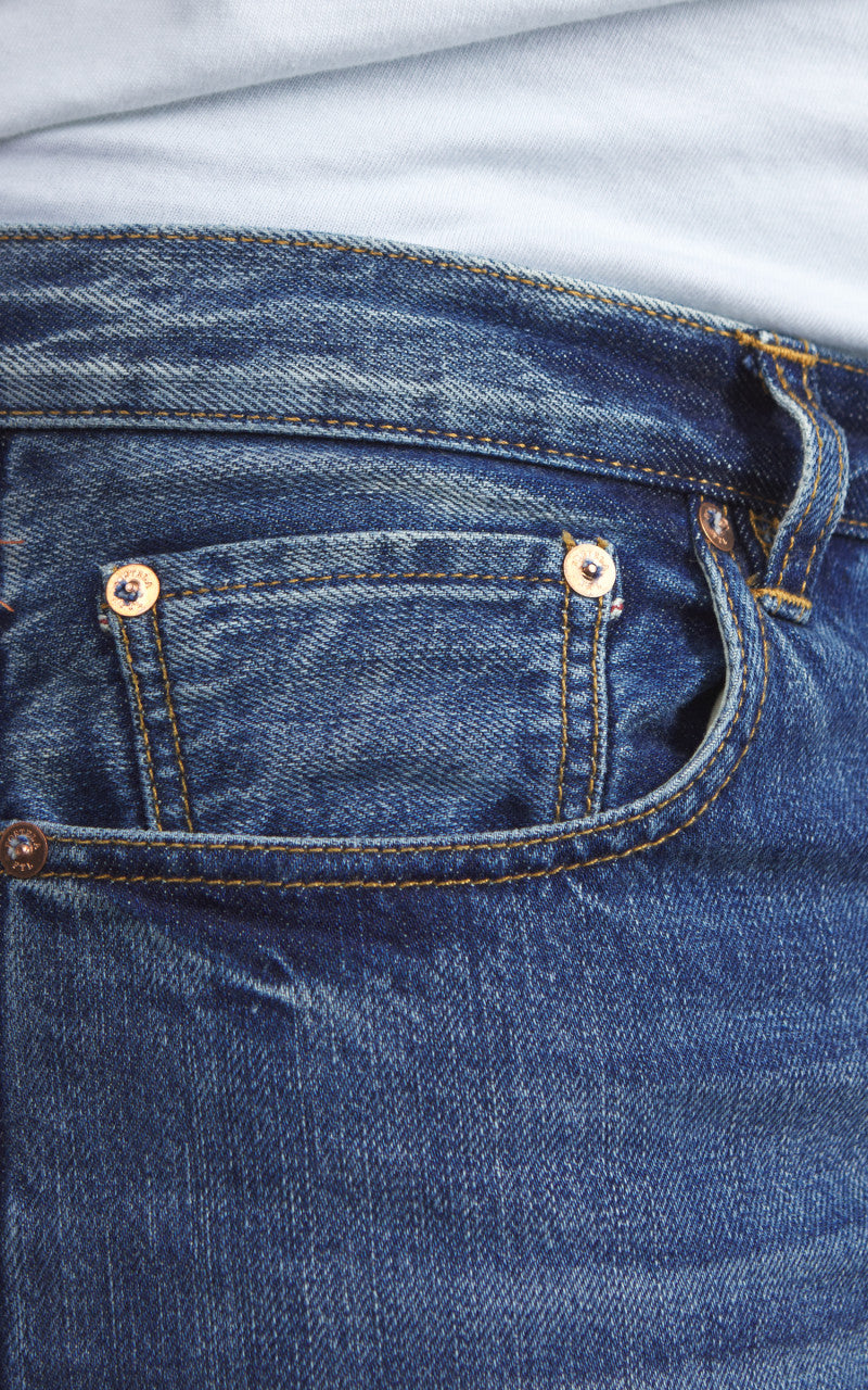 Fortela John 965 Selvedge Jeans Washed Indigo