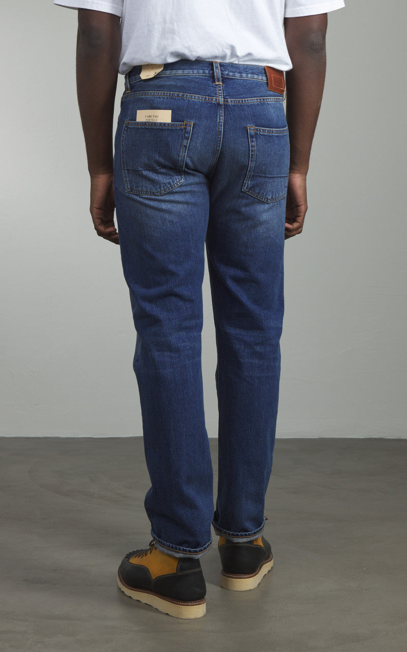 Fortela John 965 Selvedge Jeans Washed Indigo
