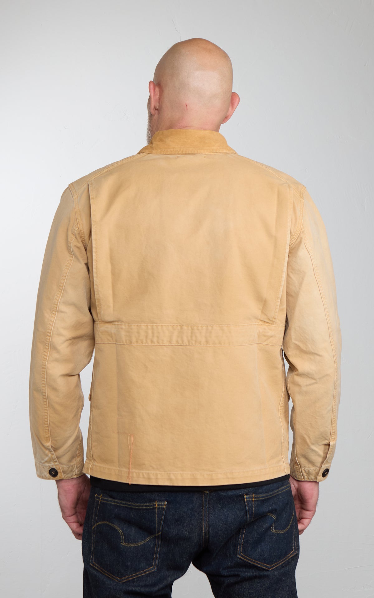 Fortela Blanckett Sun-Faded Cotton Hunting Jacket Beige