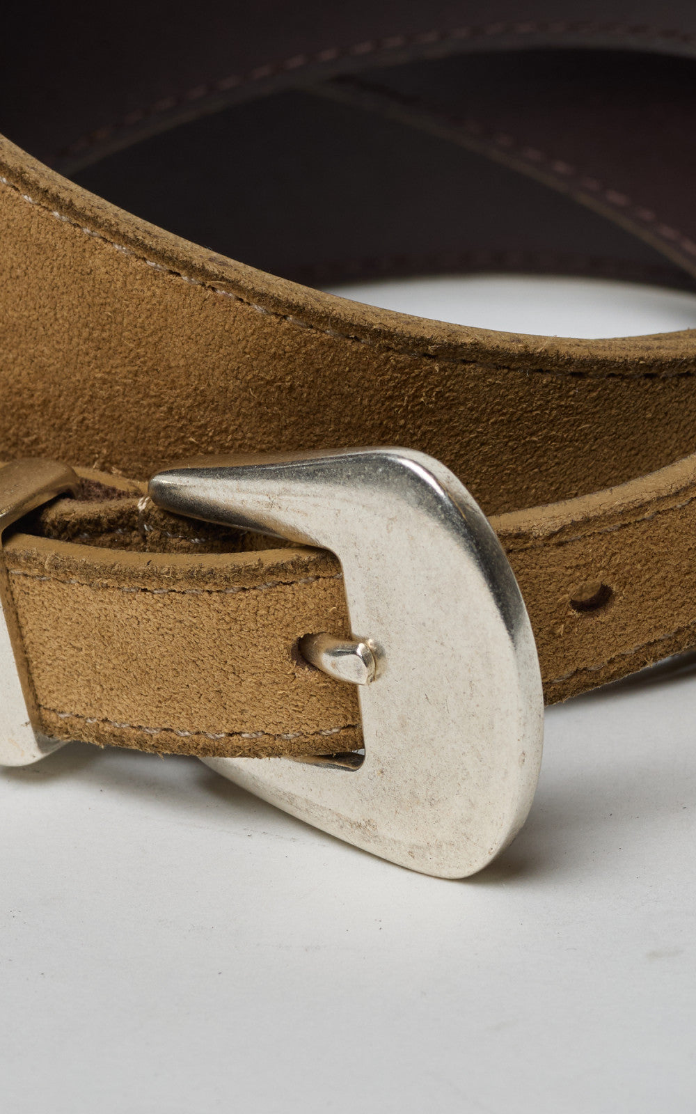 Fortela Phoenix Suede Leather Belt Sand